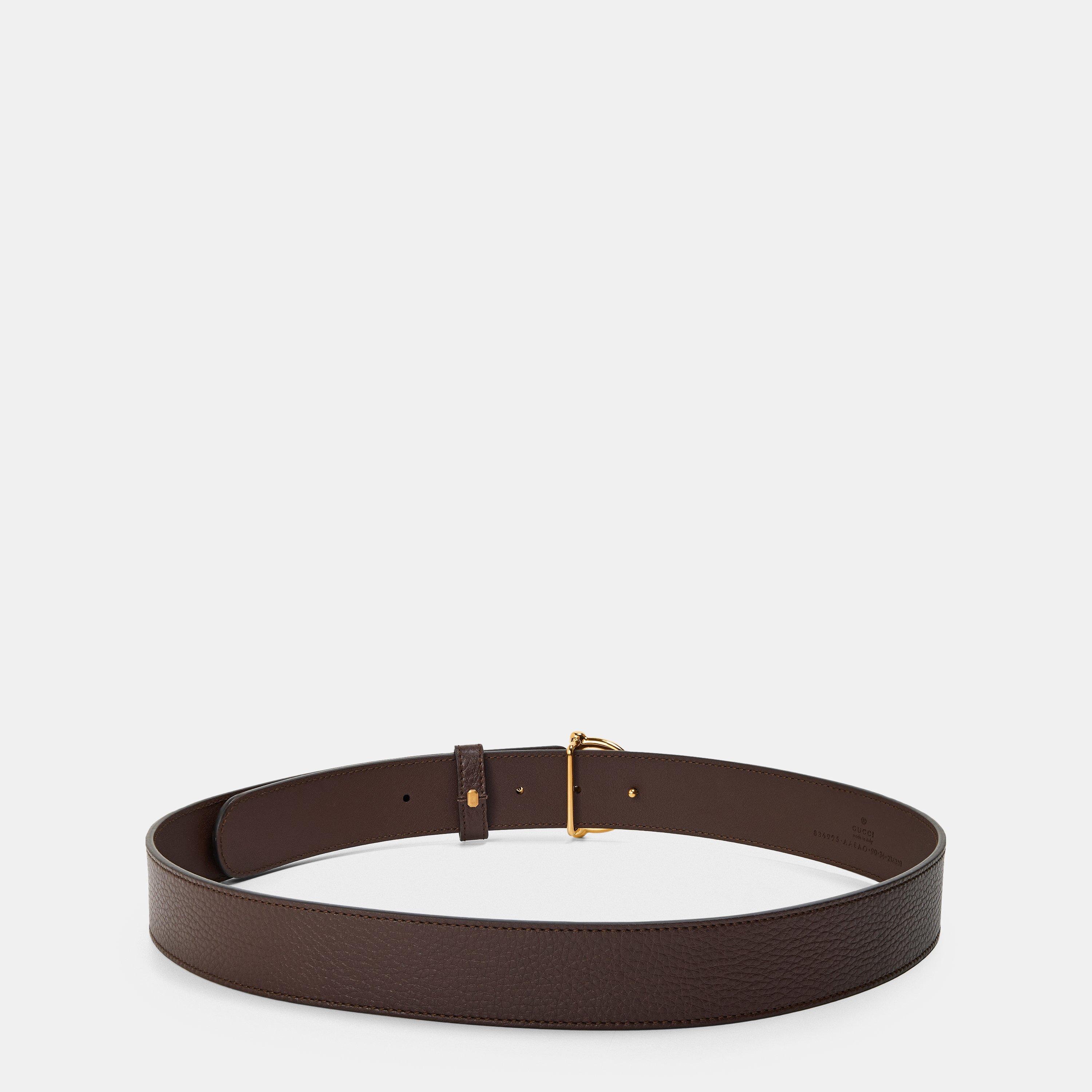 Wood Ebony - Gucci - Women's Leather Belt, Leather Material - 2