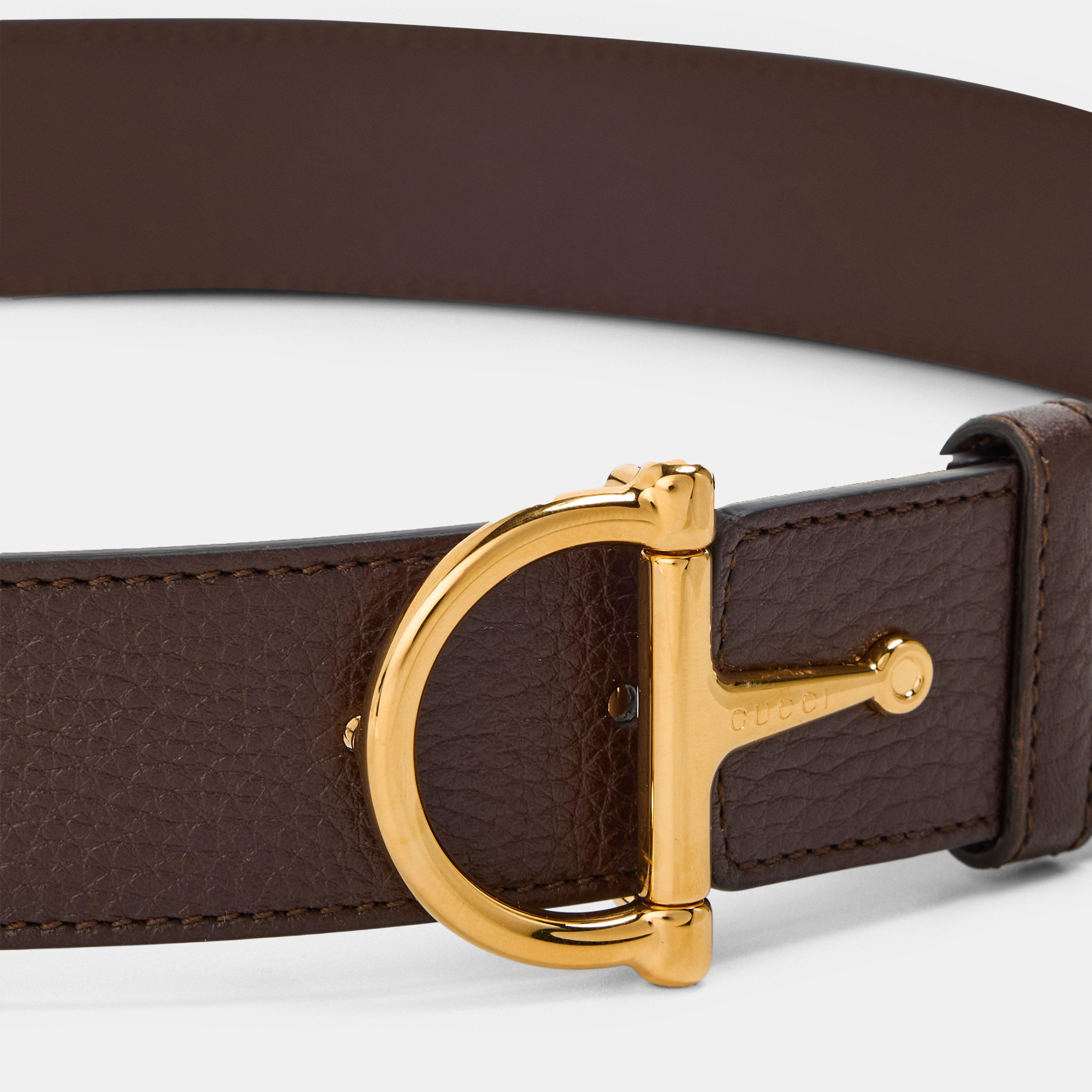 Wood Ebony - Gucci - Women's Leather Belt, Leather Material - 4