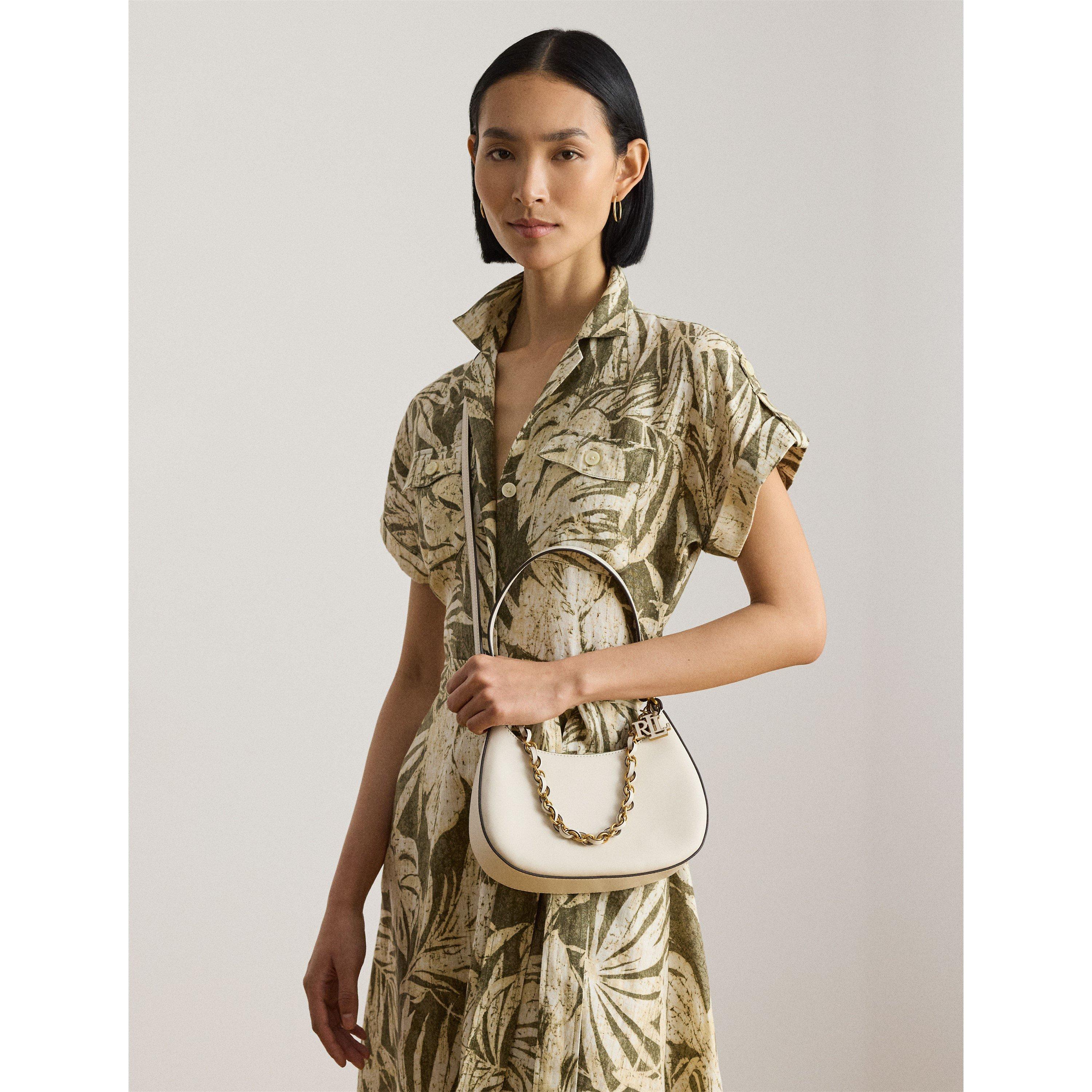 SOFT WHITE - Lauren by Ralph Lauren - Women's Mercy Shoulder Medium Bag - 1