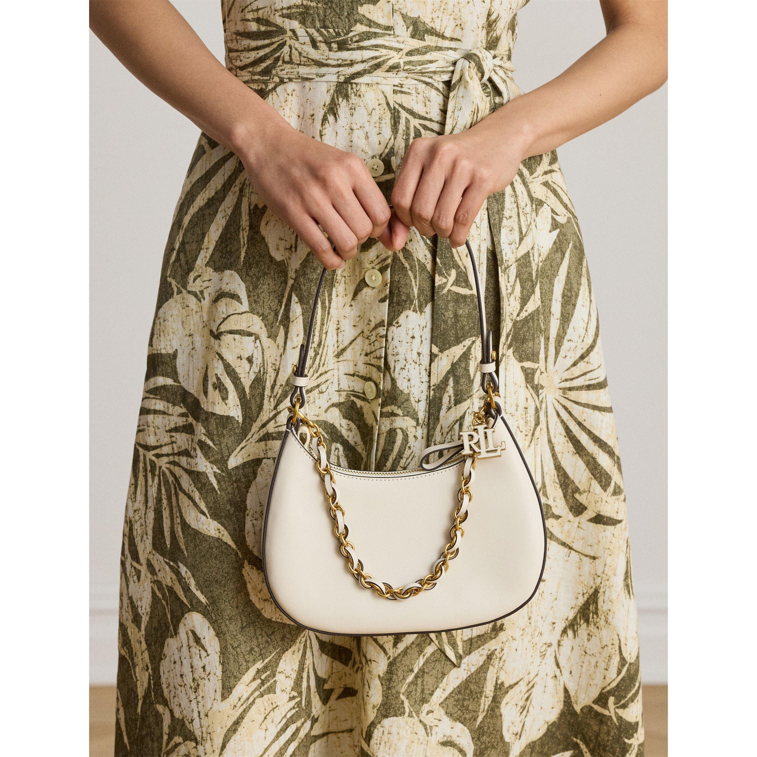SOFT WHITE - Lauren by Ralph Lauren - Women's Mercy Shoulder Medium Bag - 2