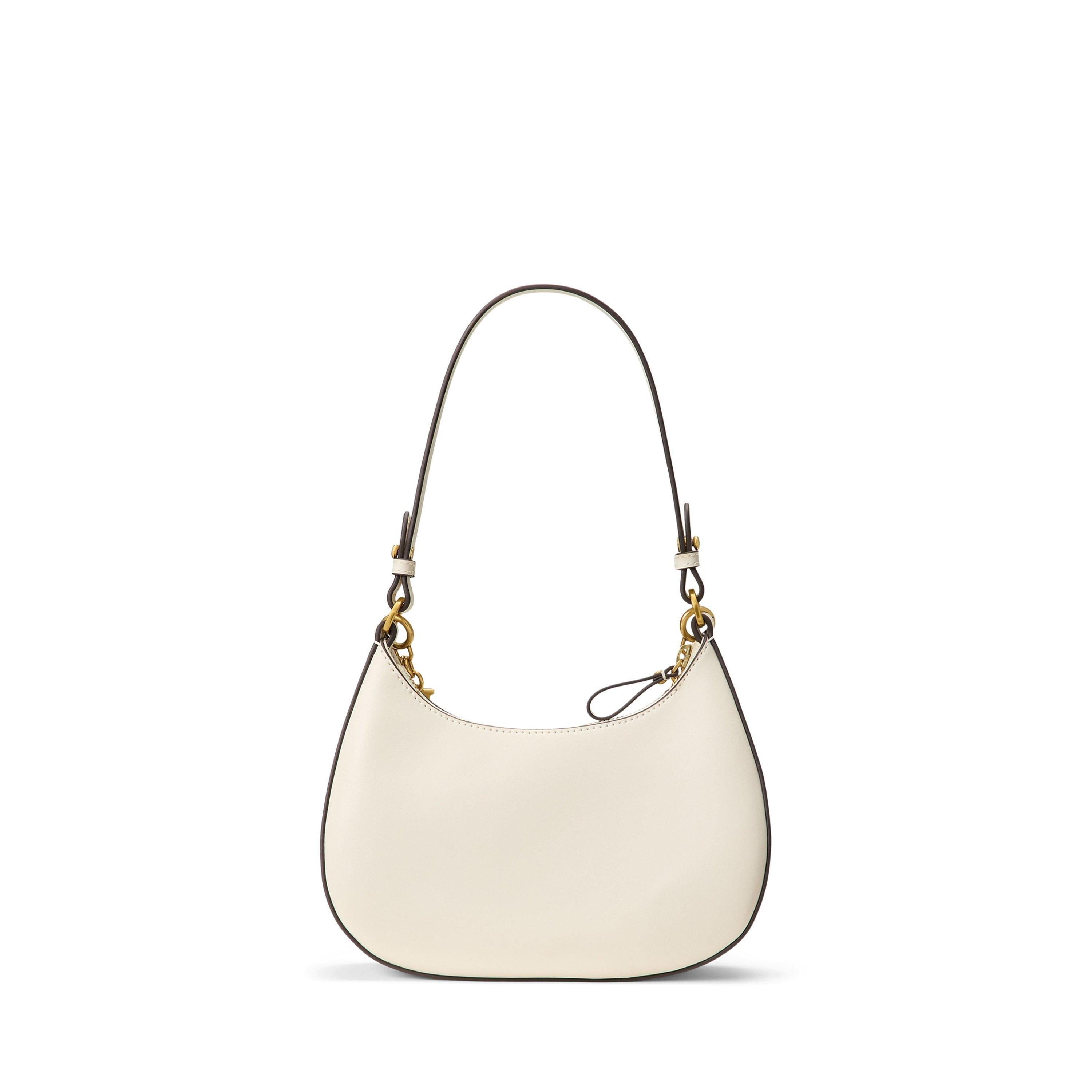 SOFT WHITE - Lauren by Ralph Lauren - Women's Mercy Shoulder Medium Bag - 4