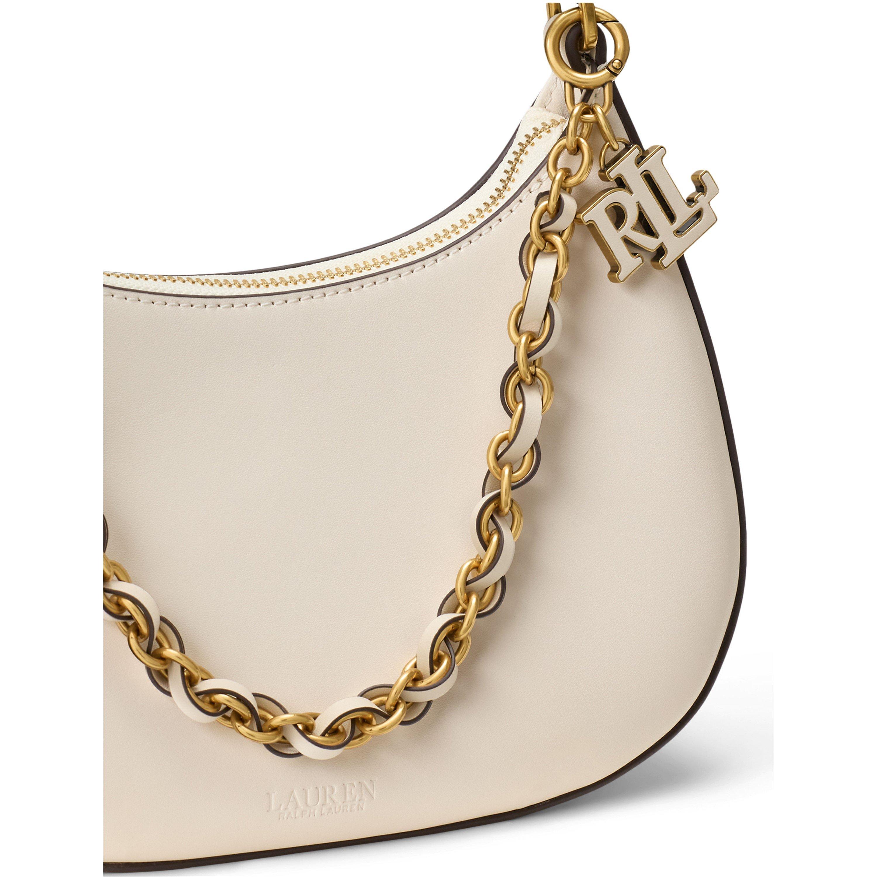 SOFT WHITE - Lauren by Ralph Lauren - Women's Mercy Shoulder Medium Bag - 5