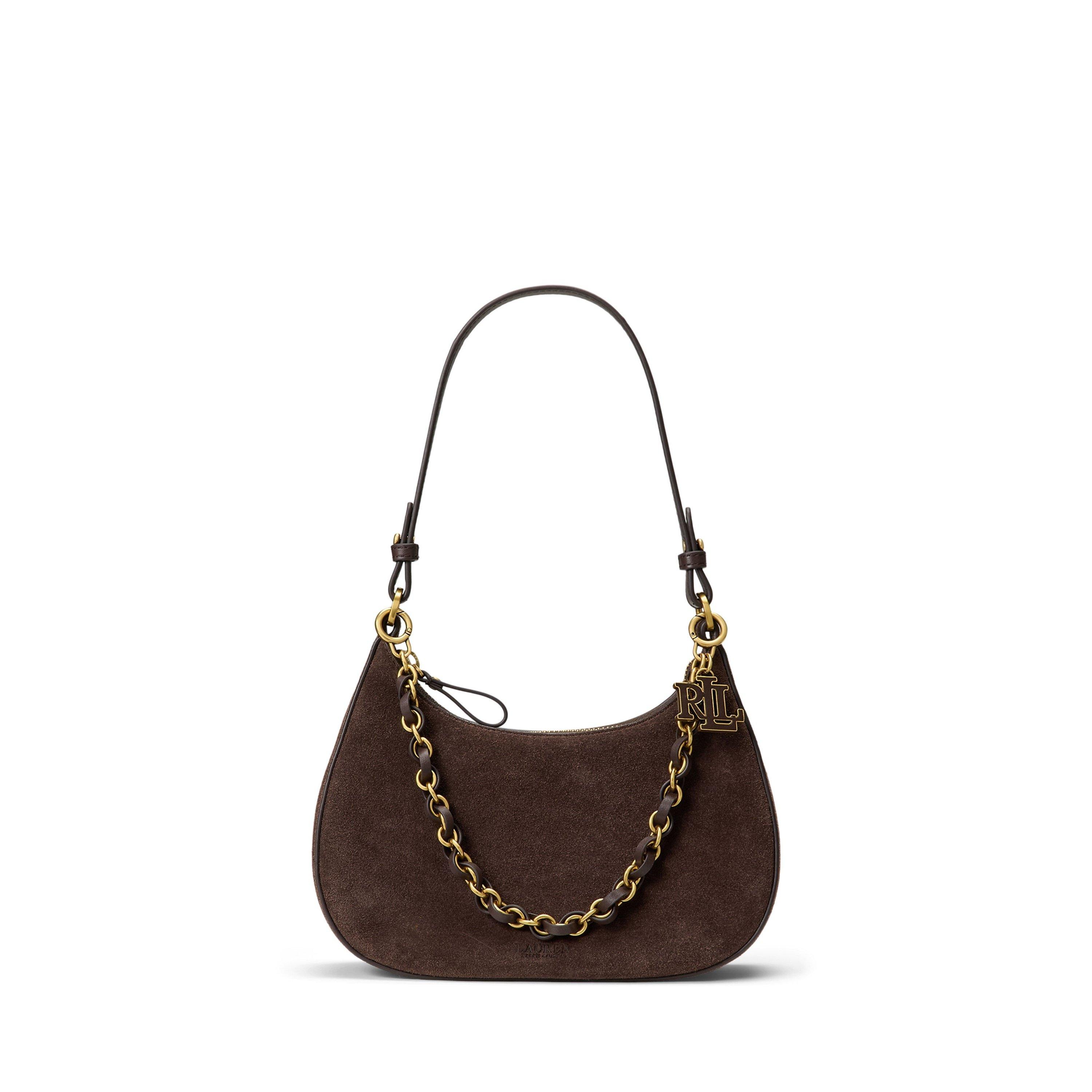 Lauren By Ralph Lauren Women's Mercy Shoulder Medium Bag - Chestnut Brown
