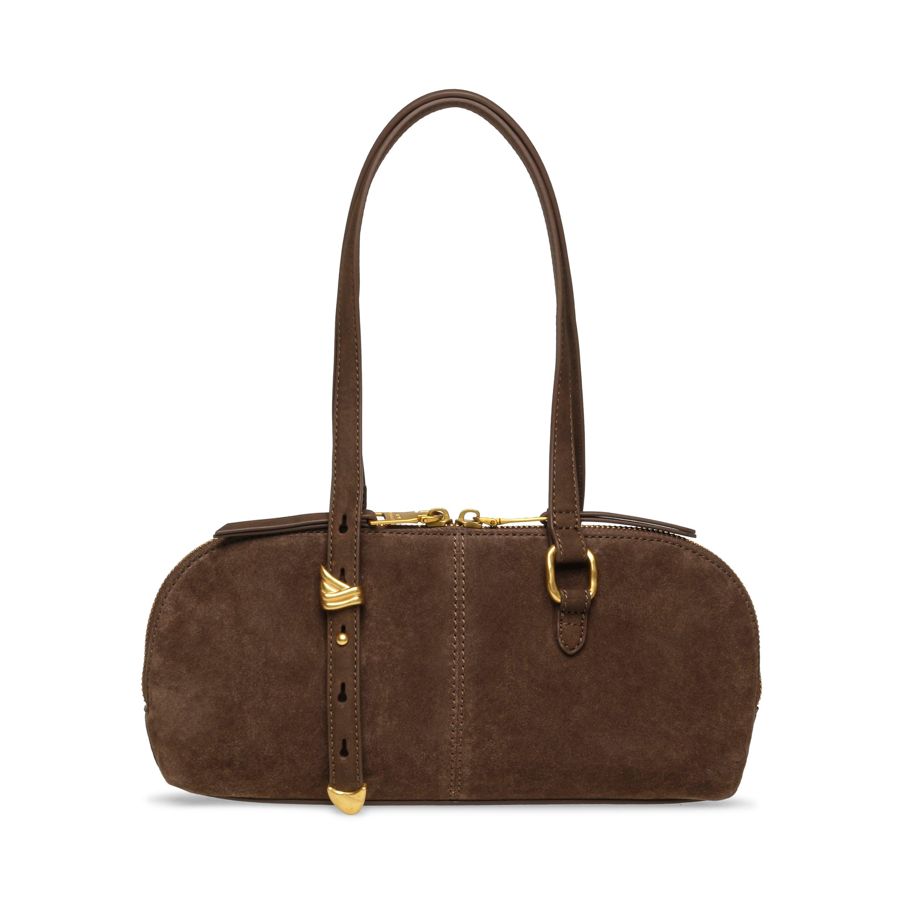 BRN/GLD - Steve Madden - Women's Curie Shoulder Bag - 2