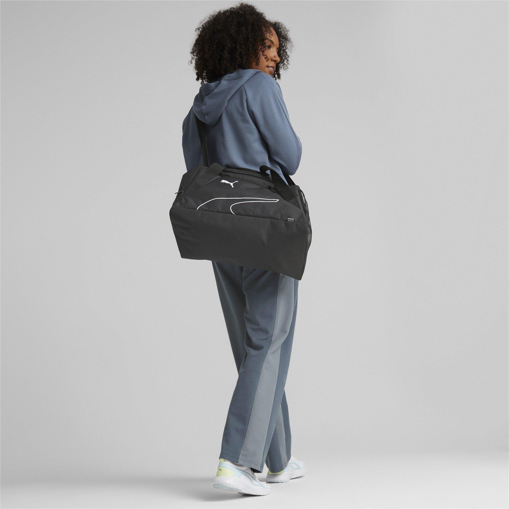 Crna - Puma - Puma Fundamentals Sports Bag S Holdall Mens - 5