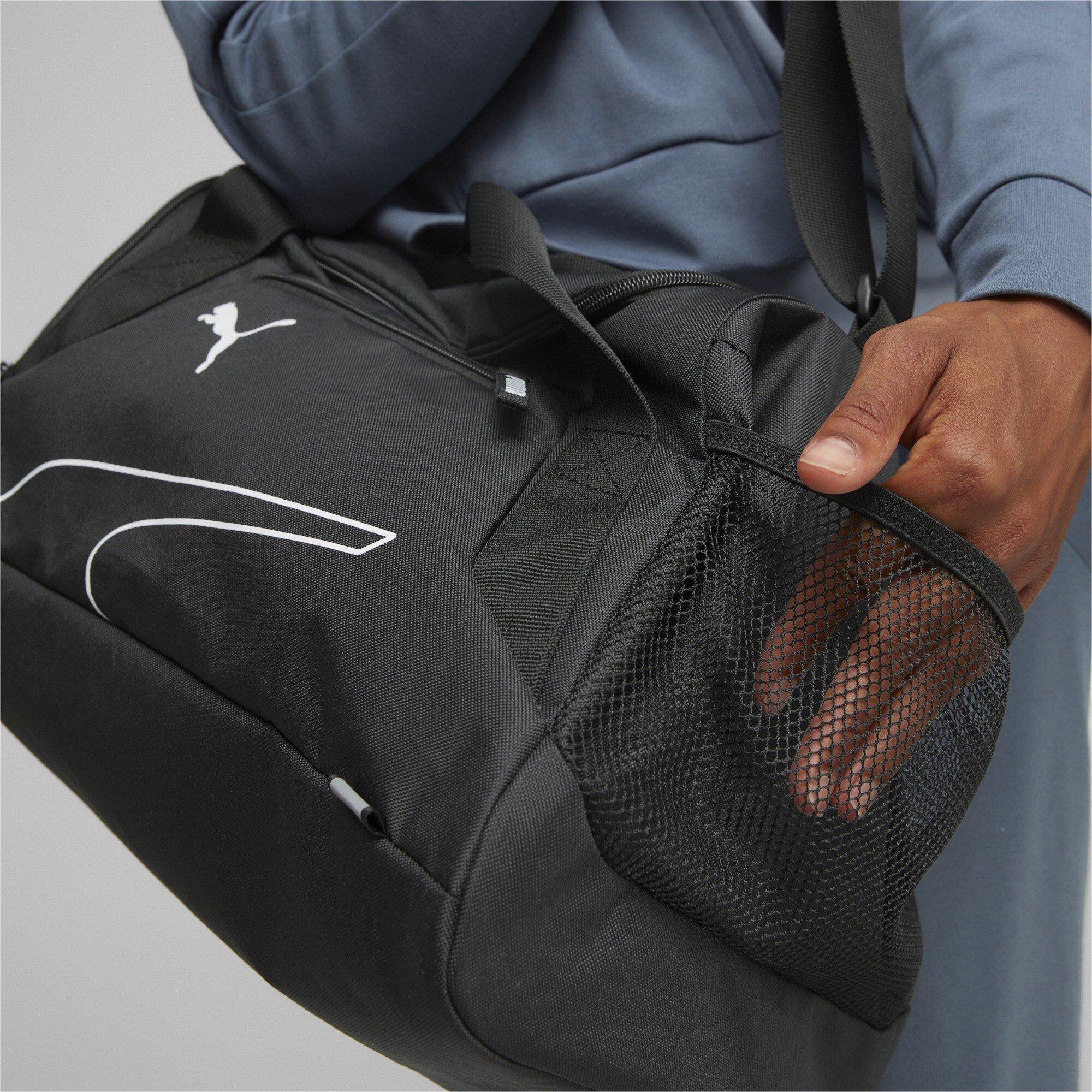 Crna - Puma - Puma Fundamentals Sports Bag S Holdall Mens - 6
