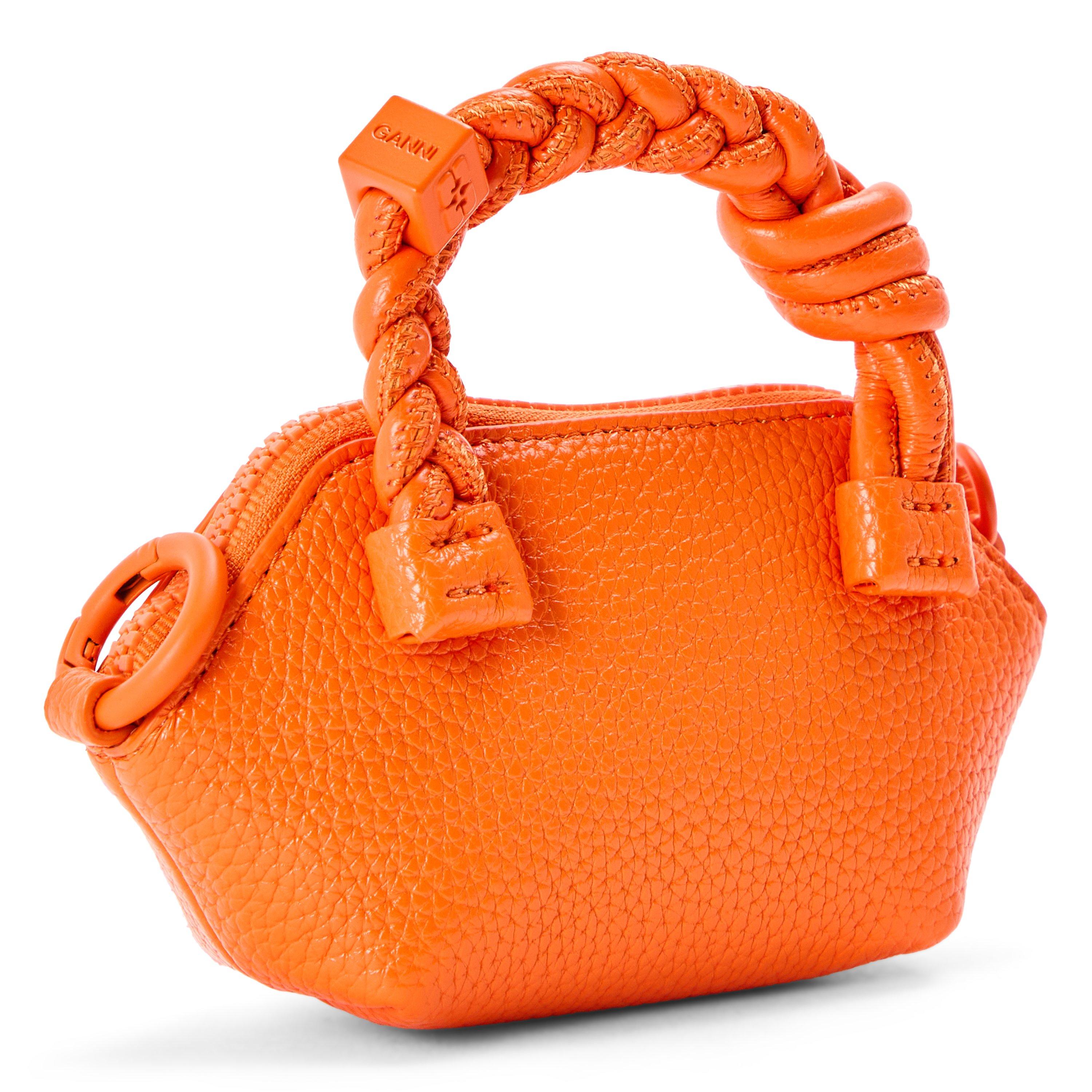Russet Orange - Ganni - Women's Bou Bag Croco Top Handle - 2