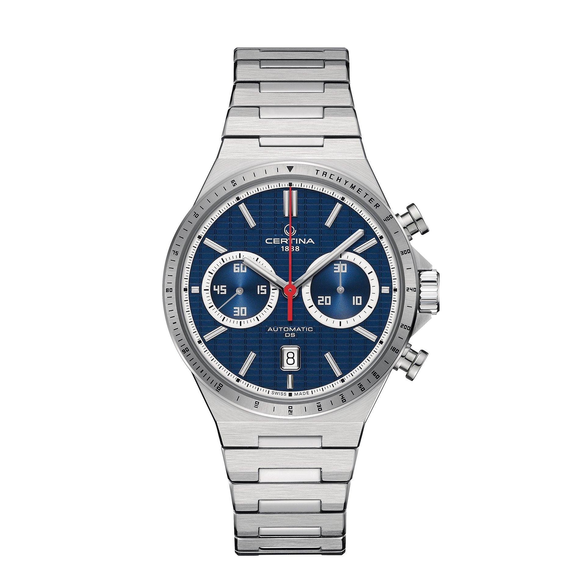Blue/Silver - Certina - DS-7 Chrono Auto Watch - 1