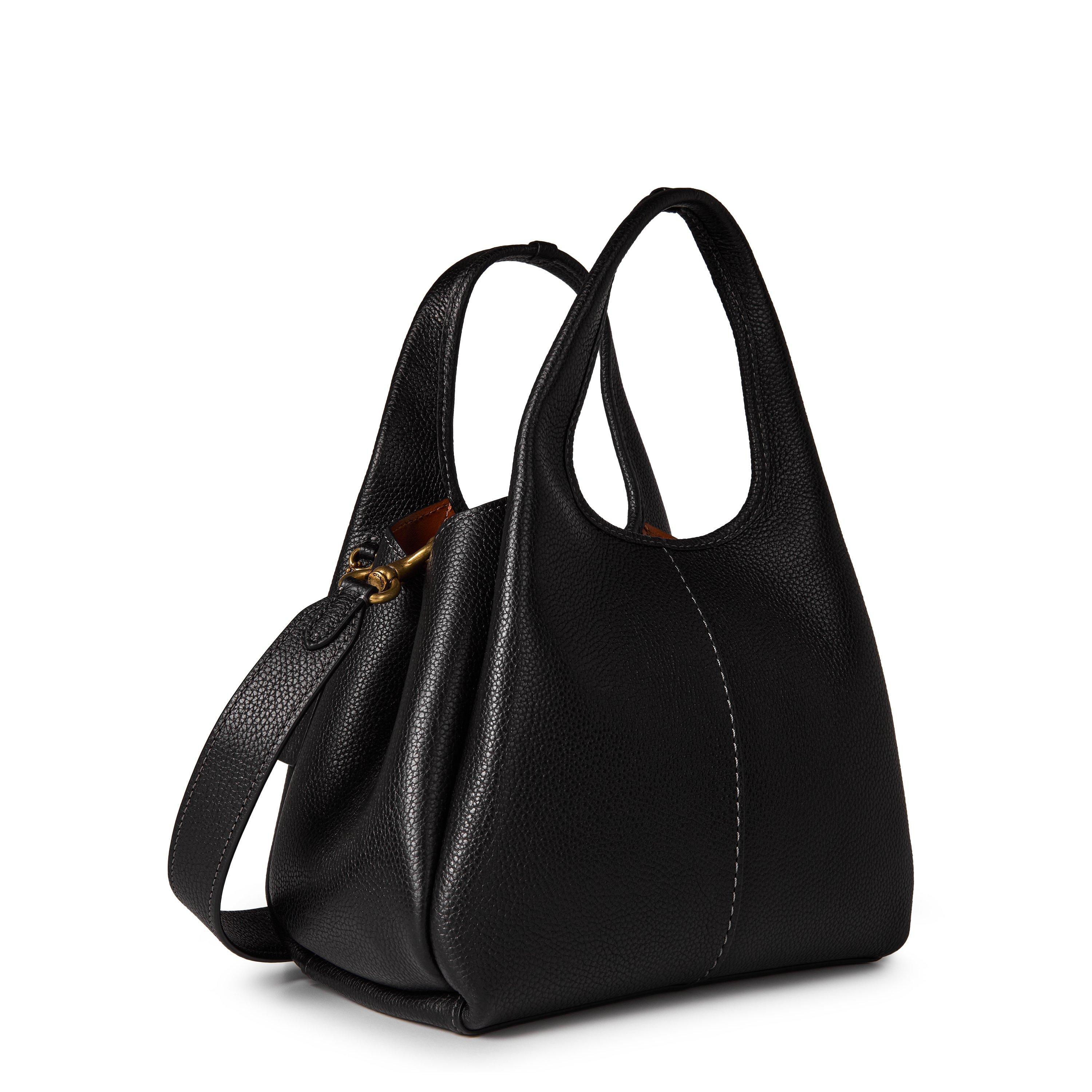 Black - Coach - Women's Lana Leather Shoulder Bag - 3