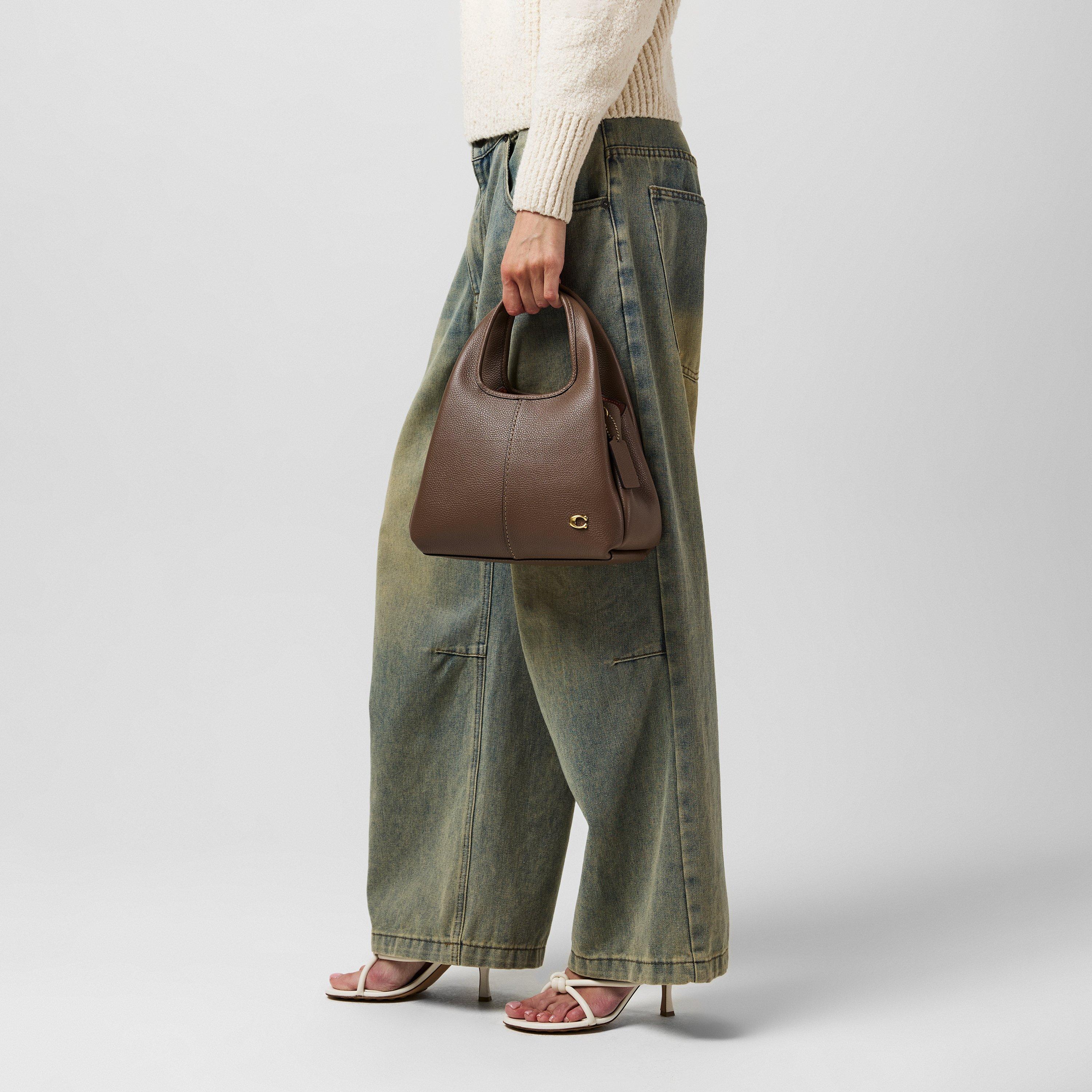 DarkStone - Coach - Womens Lana Leather Shoulder Bag - 2
