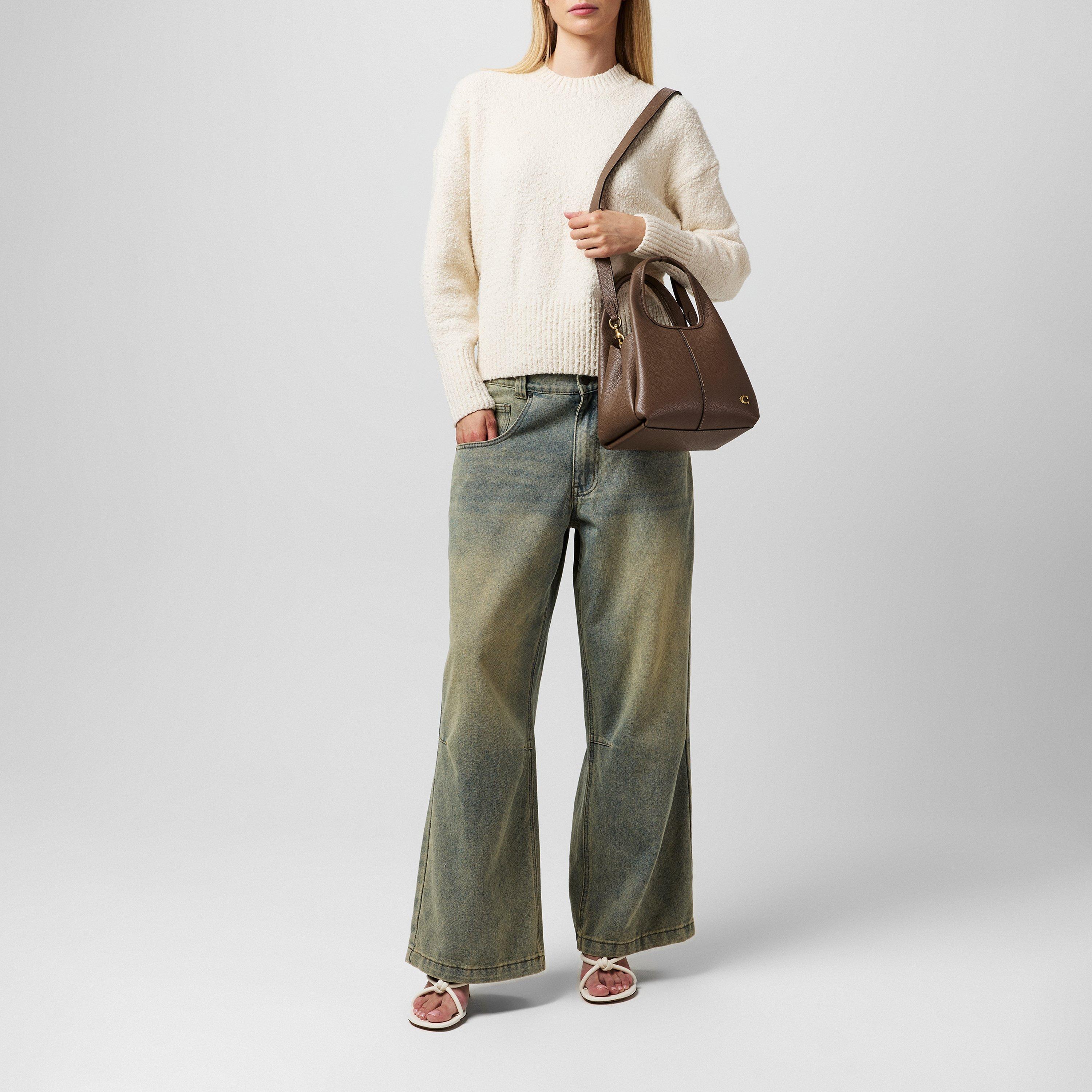 DarkStone - Coach - Womens Lana Leather Shoulder Bag - 6