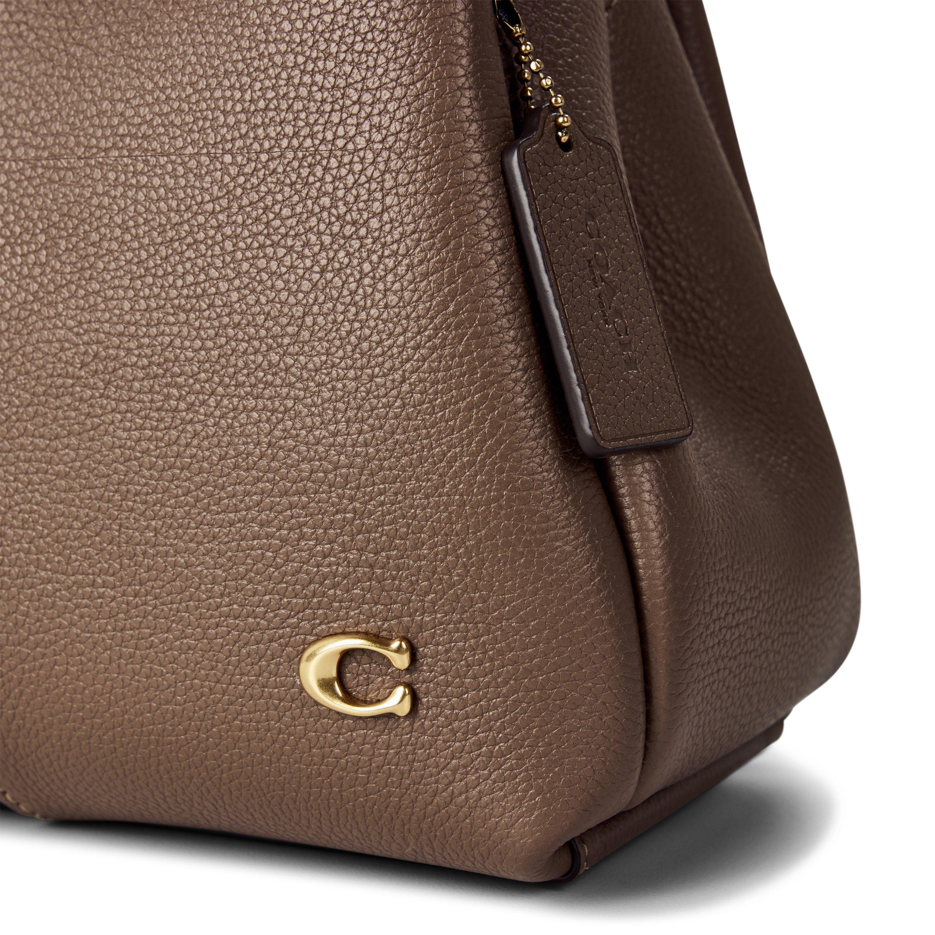 DarkStone - Coach - Womens Lana Leather Shoulder Bag - 4