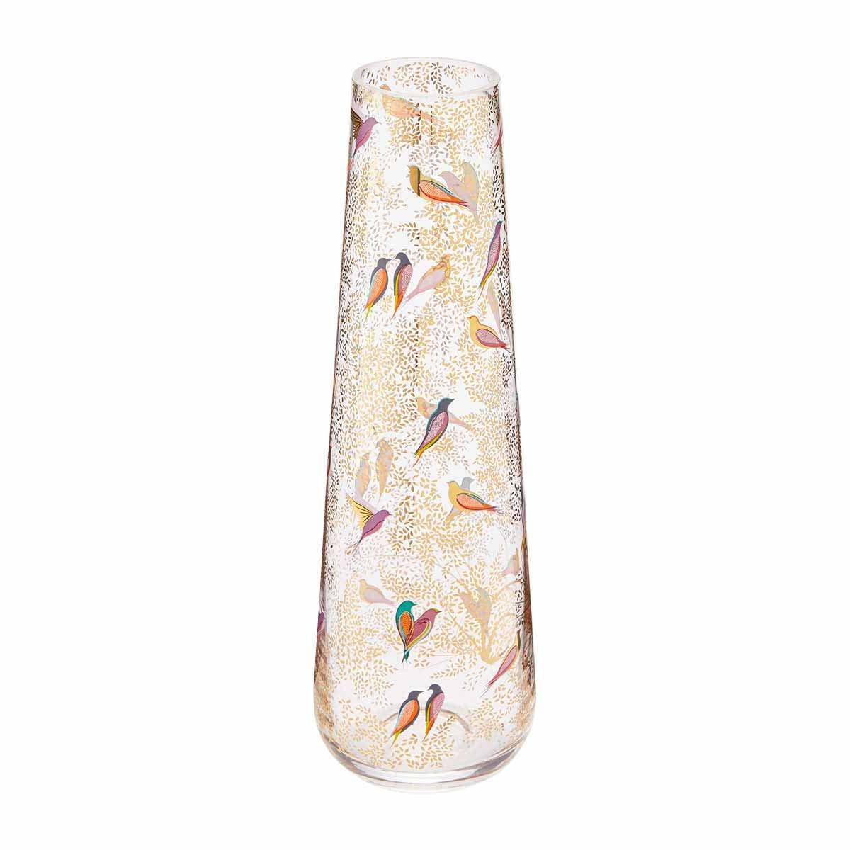 Decorated Glass - Sara Miller London - Sara Miller Chelsea Tall Glass Vase - 5