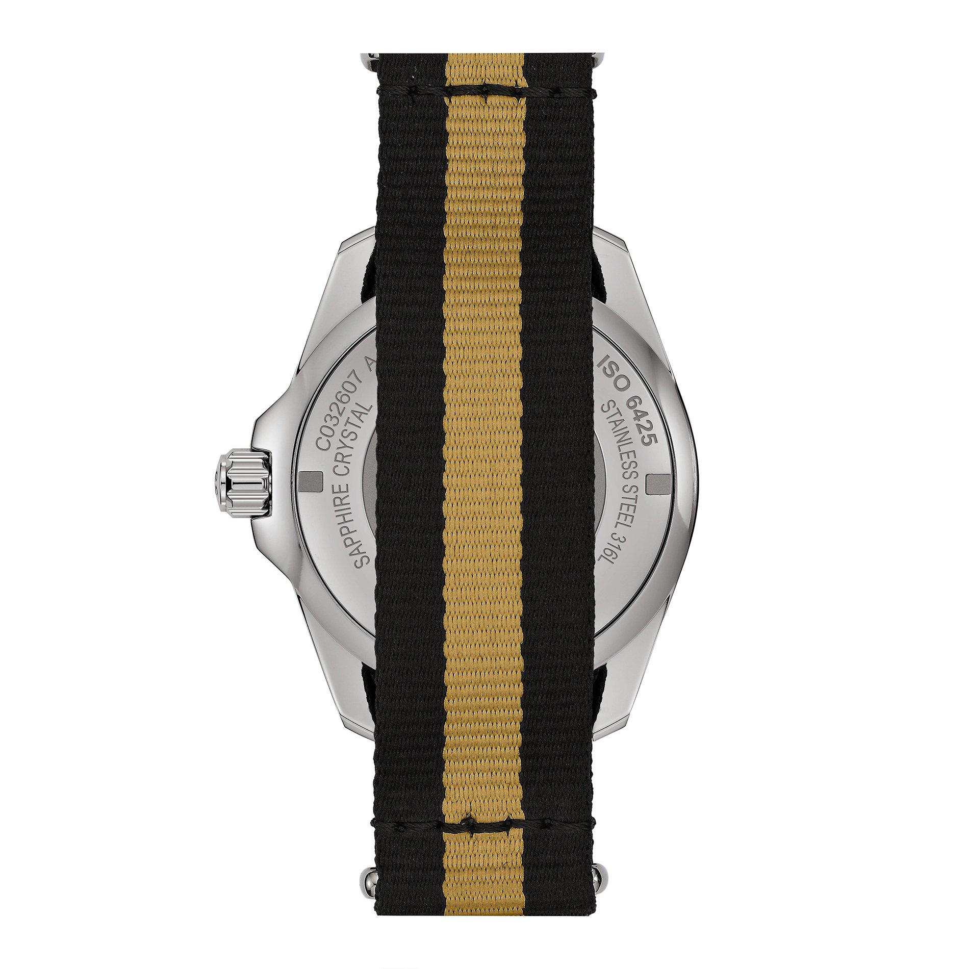 Black/Silver - Certina - Men's Action Diver Automatic Analogue Watch - 3