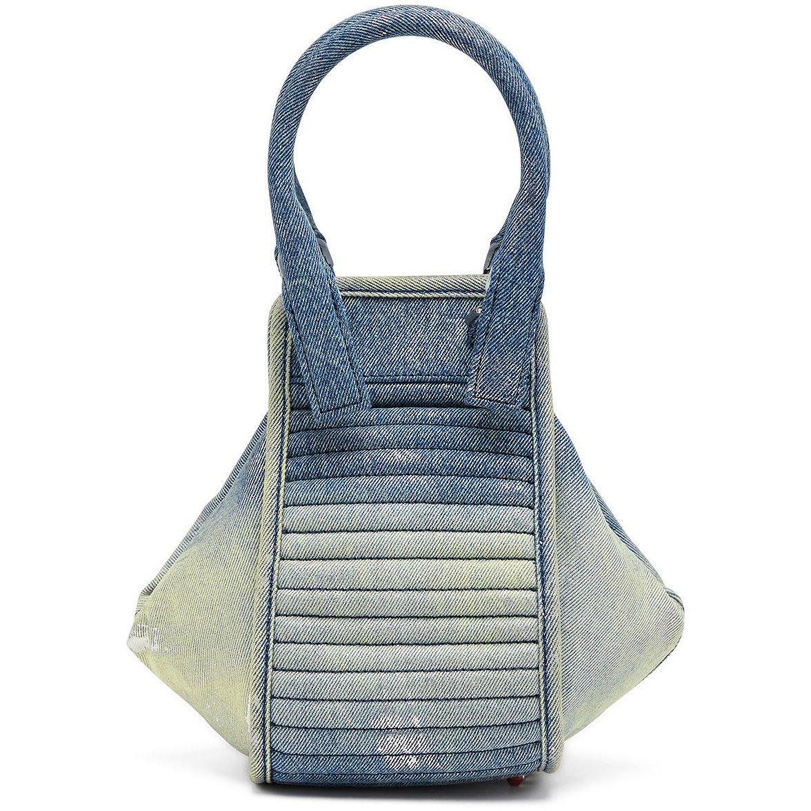 Silver Blue - Diesel - Women's Shoulder Mini Bags - 2