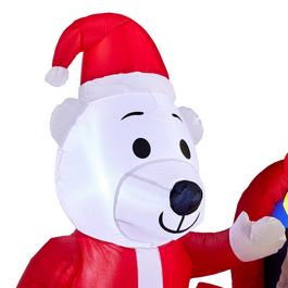 Premier Decorations Christmas Inflatable Polar Bear/Post Box