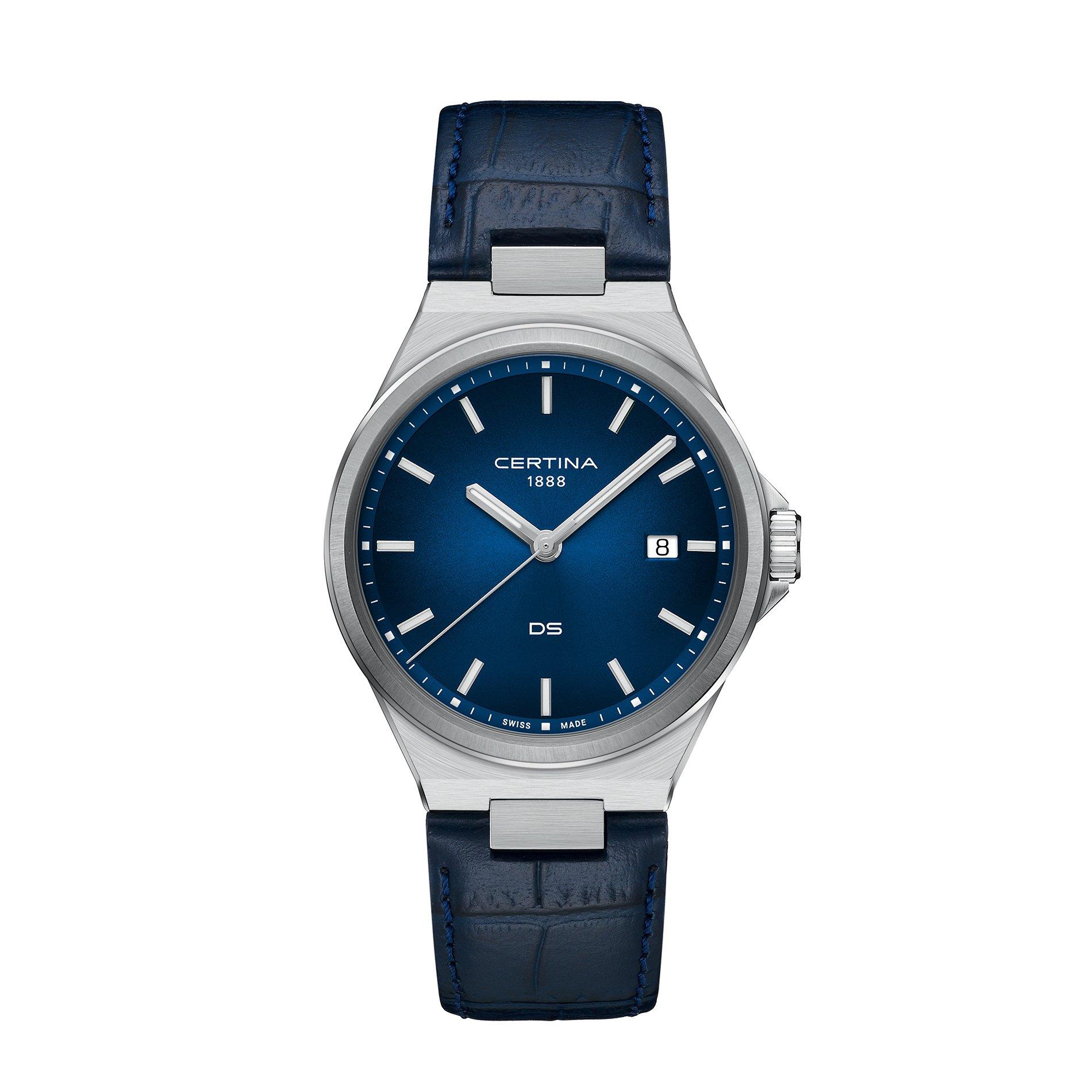 Blue/Silver - Certina - Automatic Analogue Watch - 1