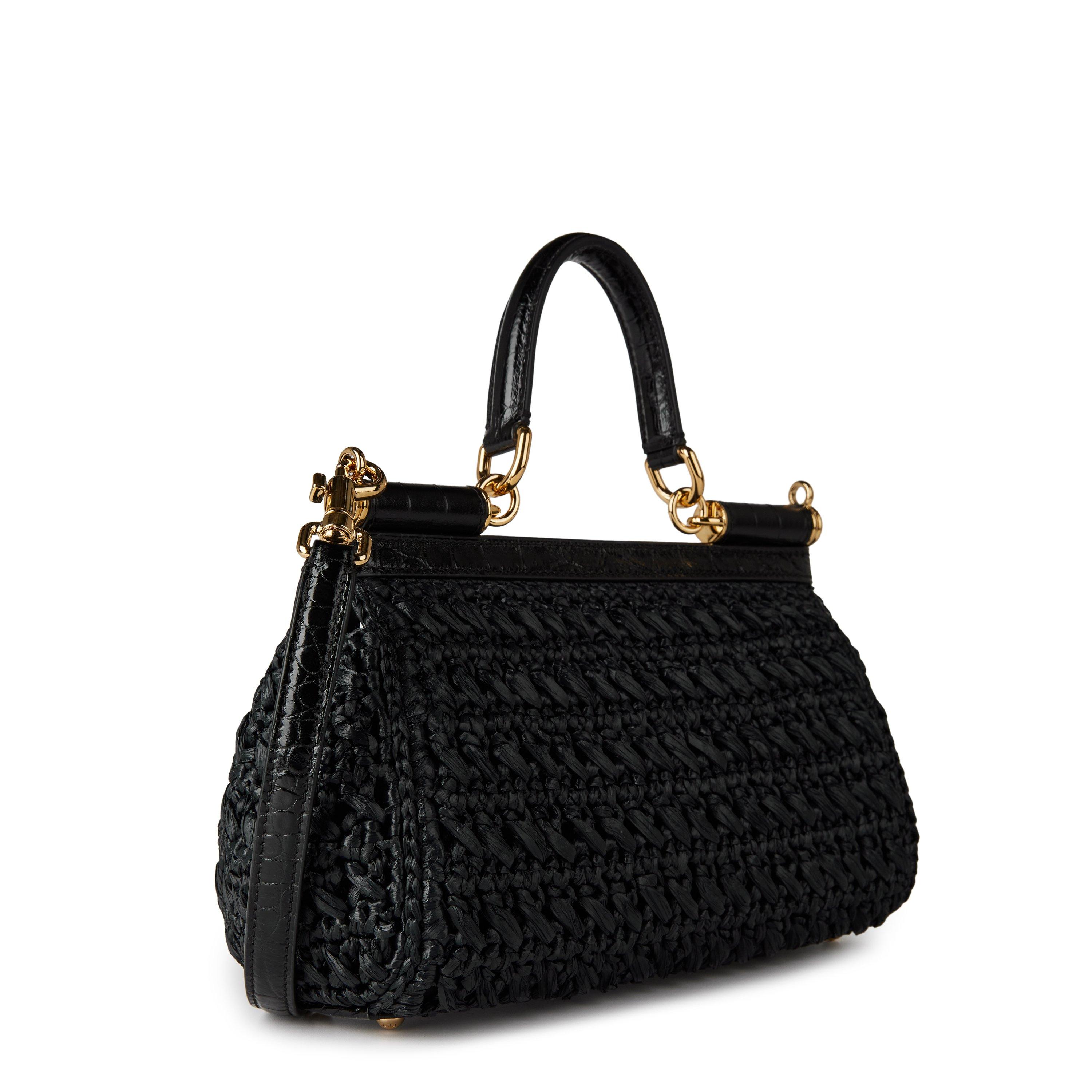 ハンドバッグ SICILY ELONGATED HANDBAG Elongated Sicily Bag - Houndstooth | DOLCE & GABBANA