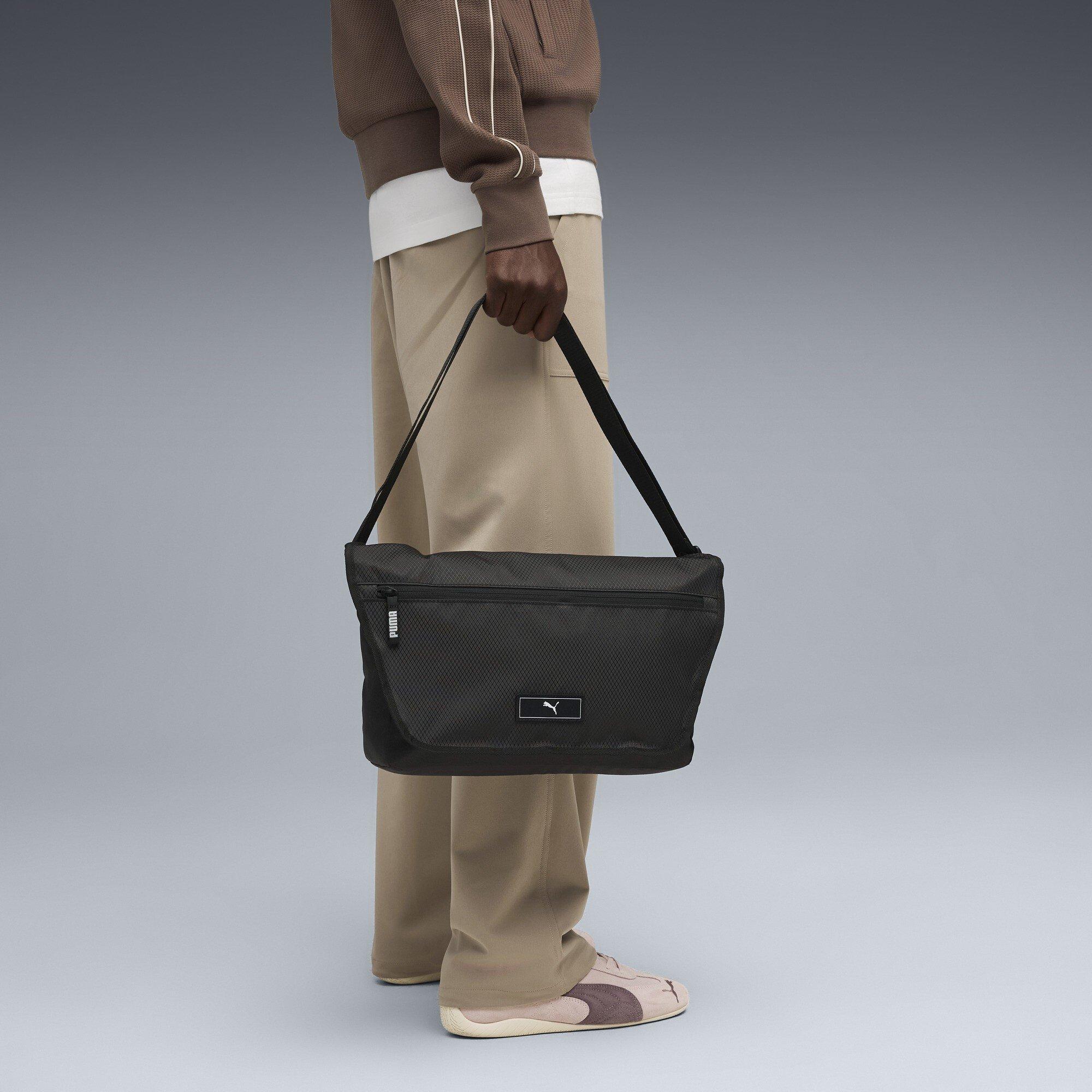 Black - Puma - Men's Deck Messenger Bag - 3