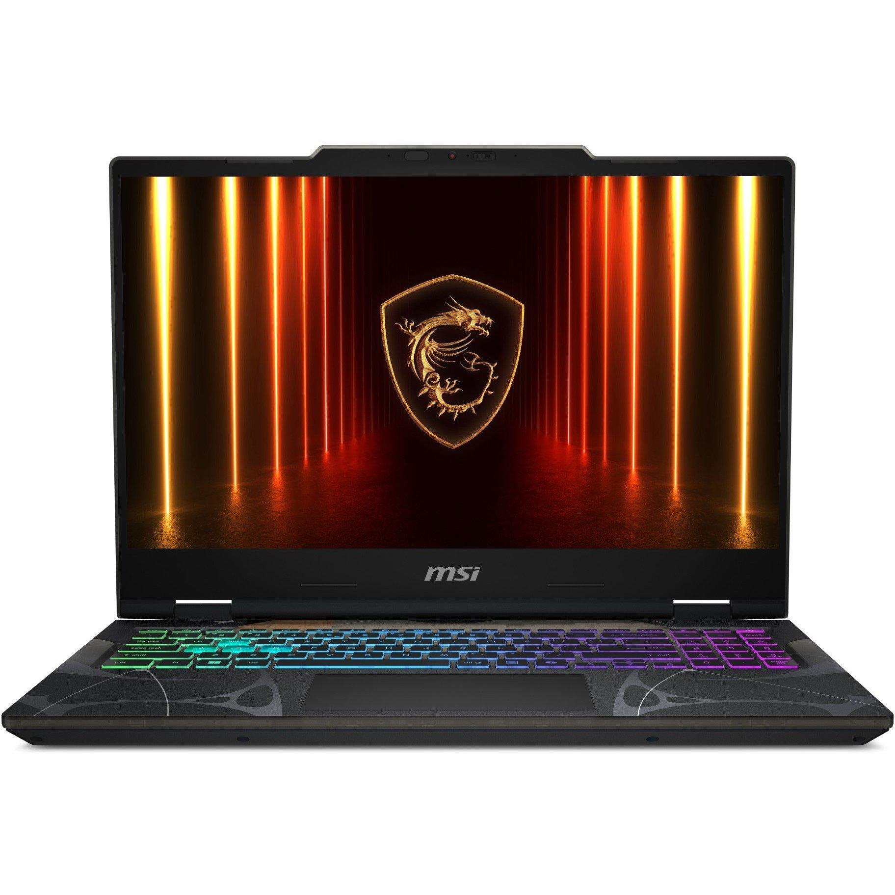 Zwart - MSI - MSI Cyborg 15 B2RWEKG Gaming Laptop - Intel Core 5 210H 16GB 512GB SSD RTX 5050 - 1