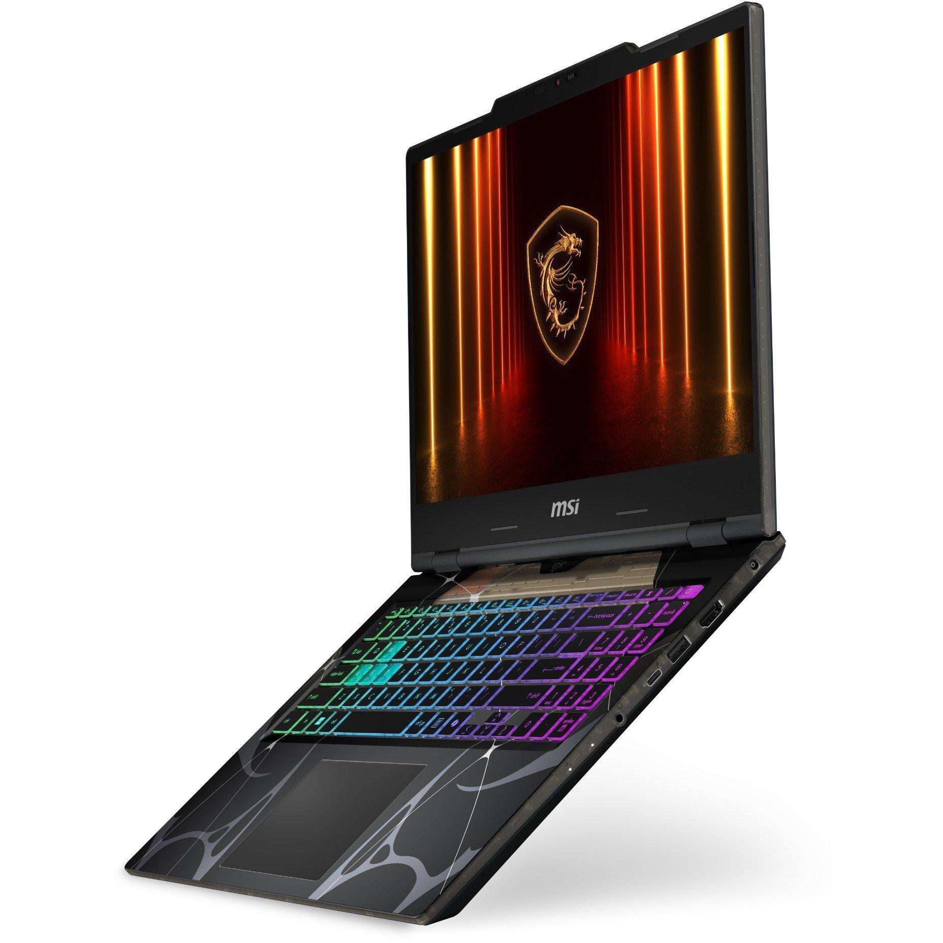 Schwarz - MSI - MSI Cyborg 15 B2RWEKG Gaming Laptop - Intel Core 5 210H 16GB 512GB SSD RTX 5050 - 3