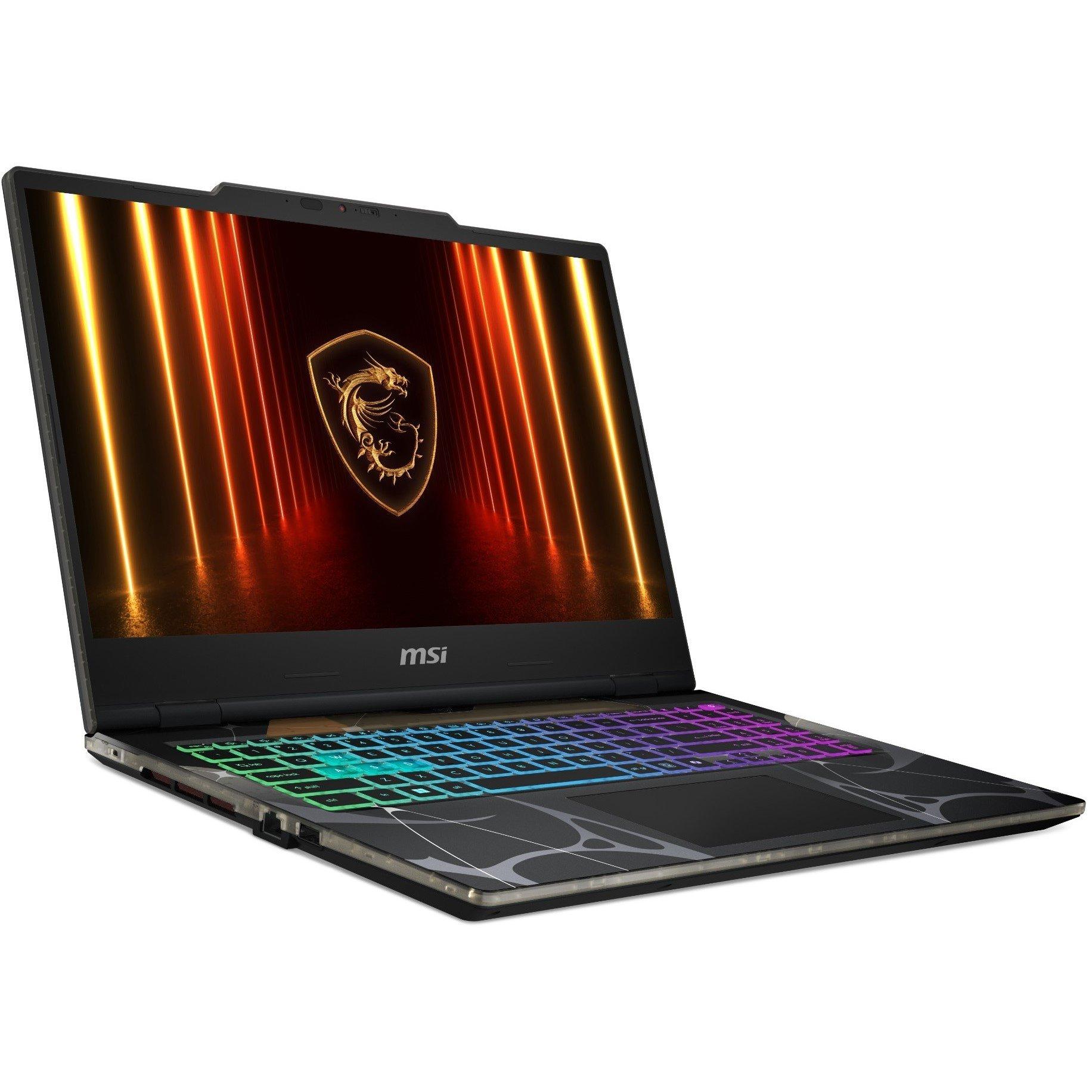 Schwarz - MSI - MSI Cyborg 15 B2RWEKG Gaming Laptop - Intel Core 7 240H 16GB 512GB SSD RTX 5050 - 2