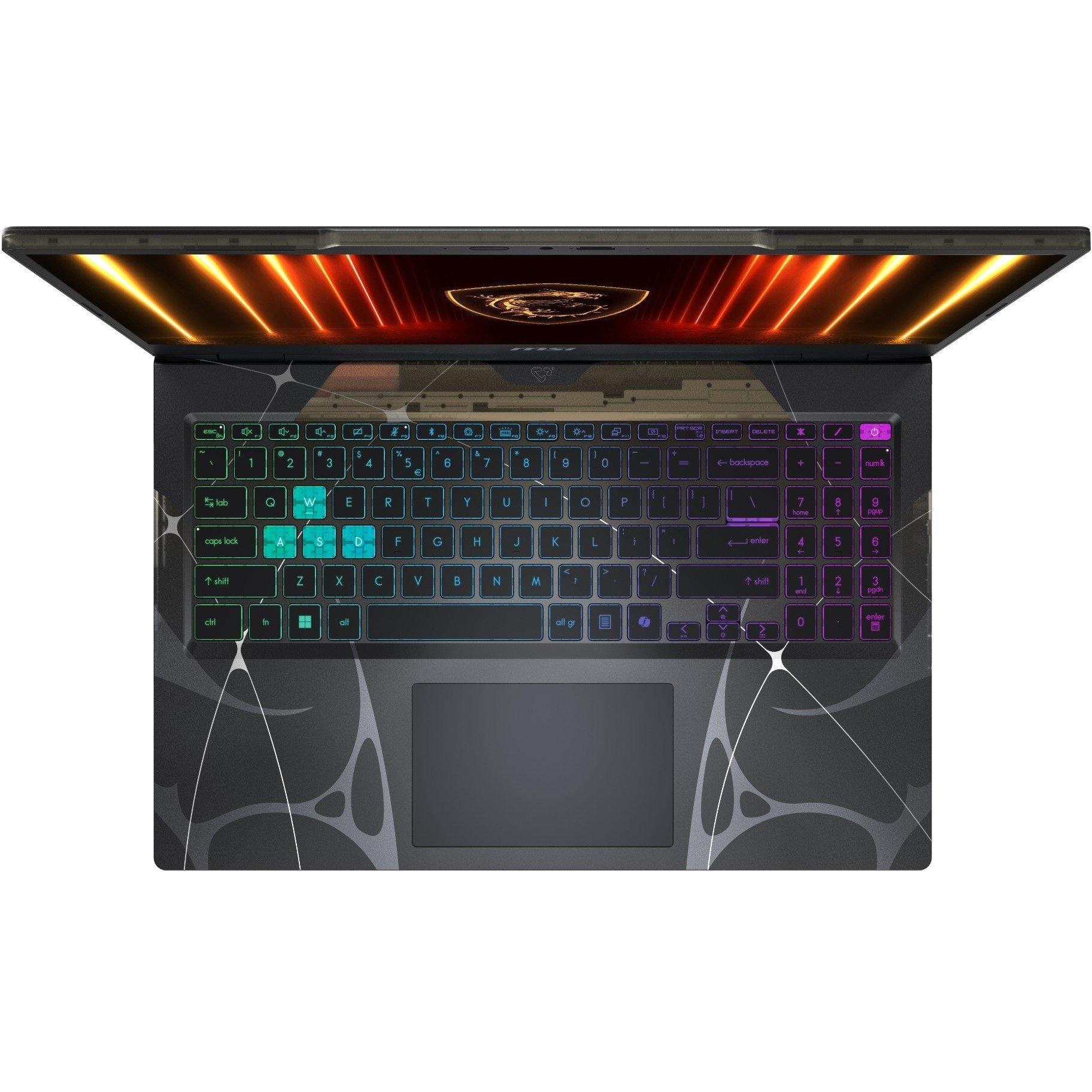 Schwarz - MSI - MSI Cyborg 15 B2RWEKG Gaming Laptop - Intel Core 7 240H 16GB 512GB SSD RTX 5050 - 4