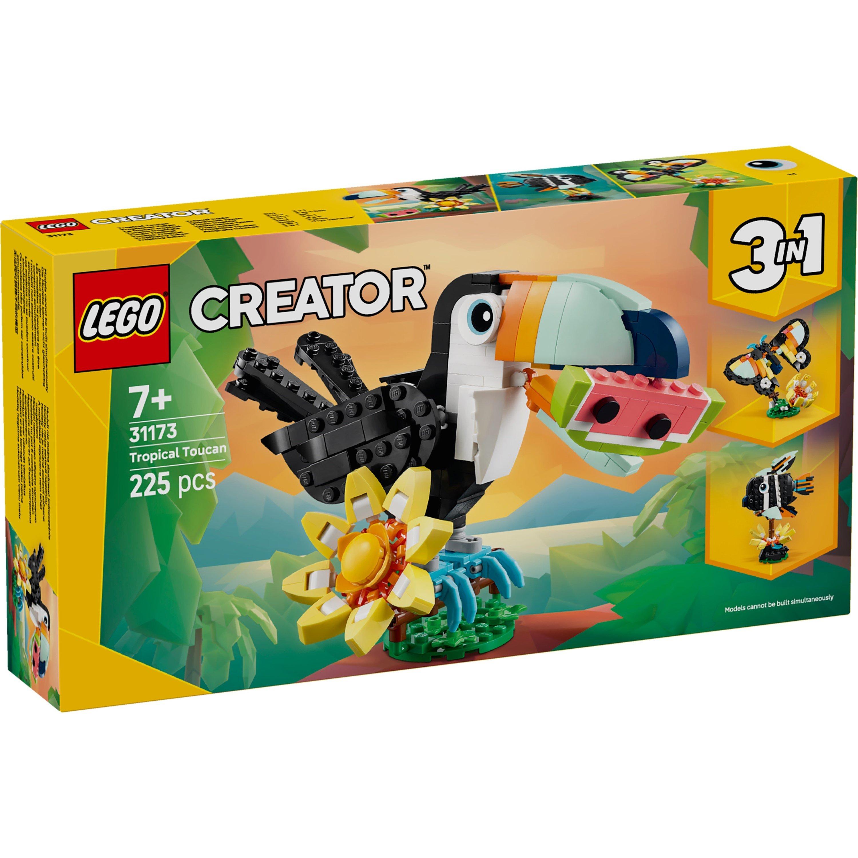 LEGO LEGO® Creator 31173 3in1 Wild Animals: Tropical Toucan Figure Playset 31173