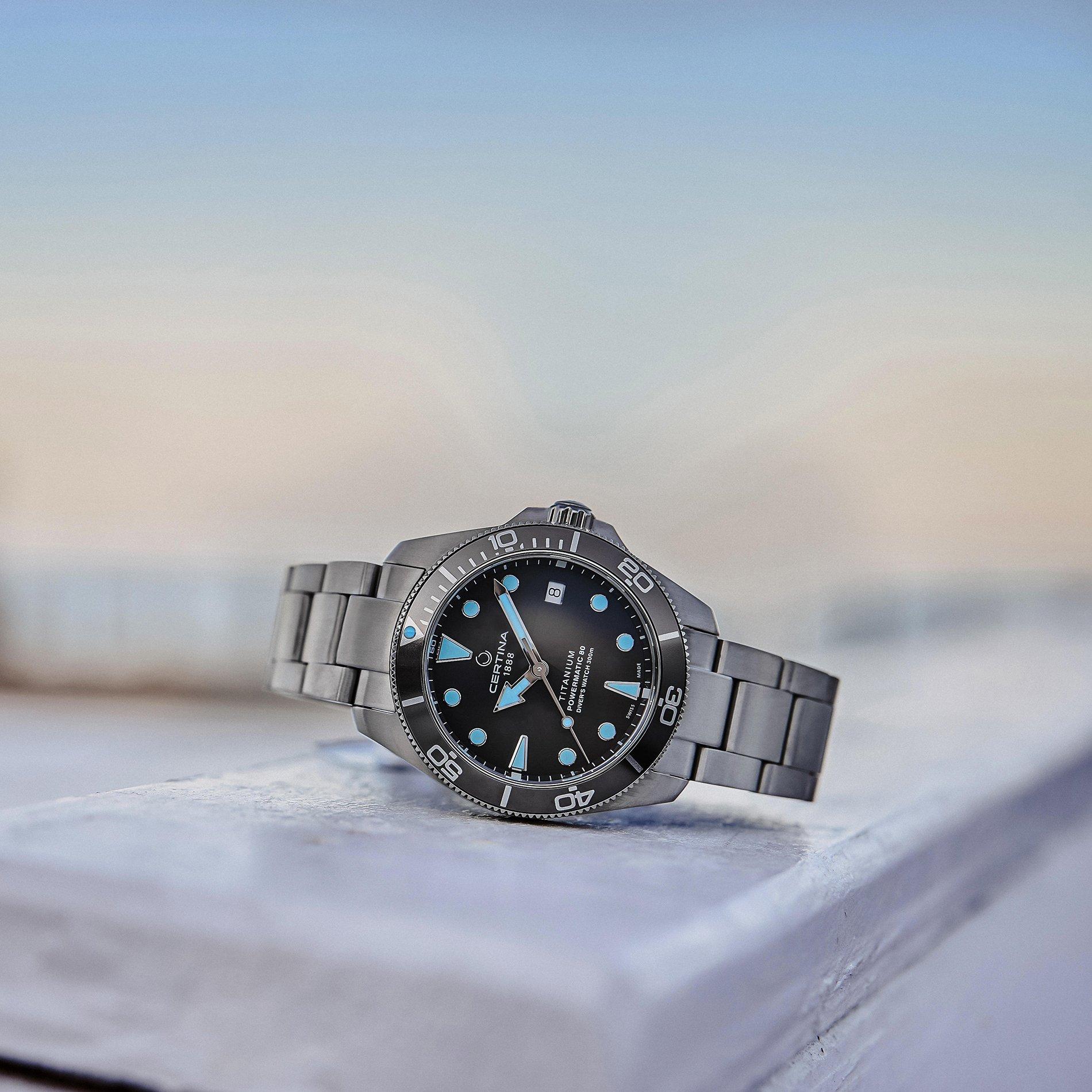 Anthracite - Certina - Unisex Adults Action Diver 10 Auto Analogue Watch - 2