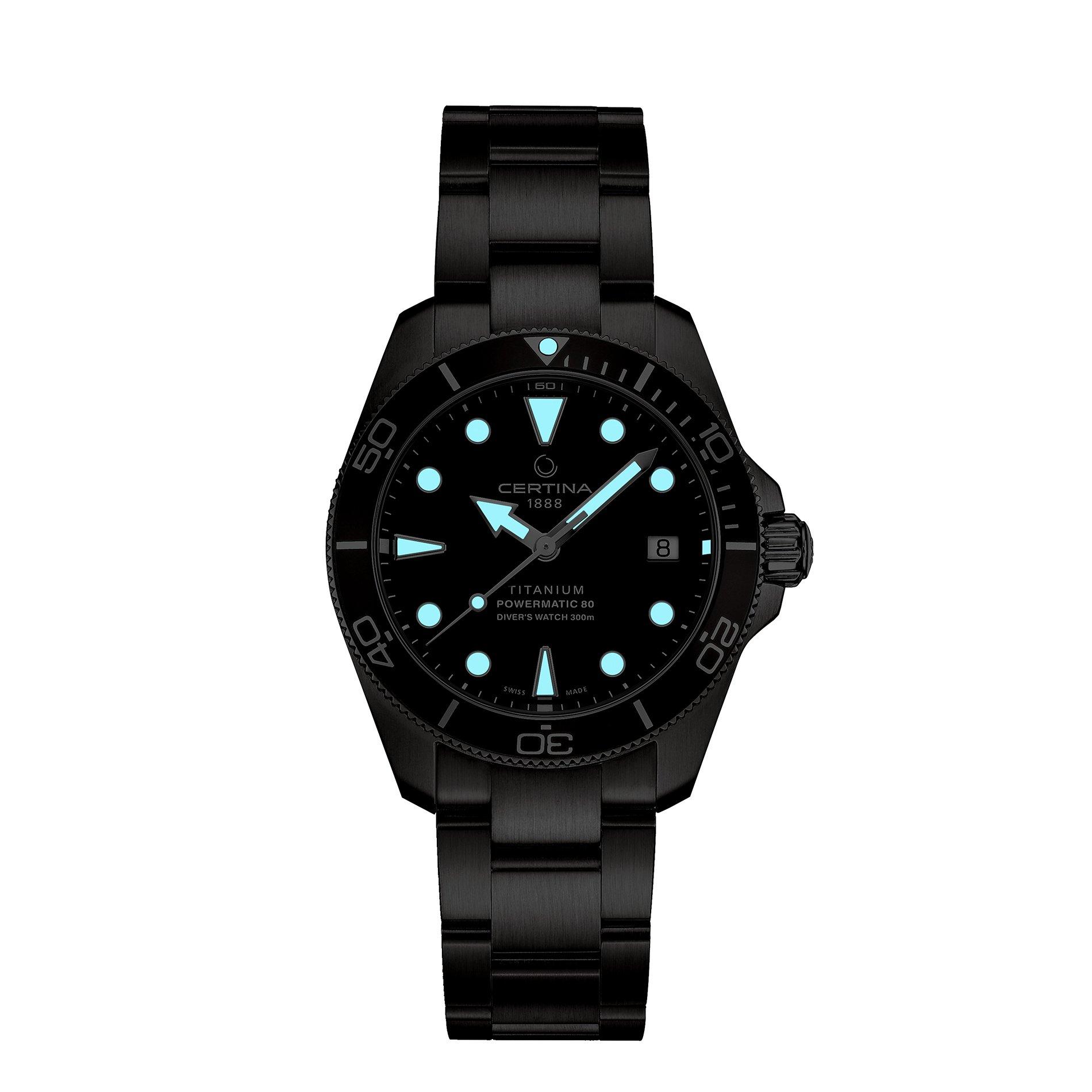 Anthracite - Certina - Unisex Adults Action Diver 10 Auto Analogue Watch - 3