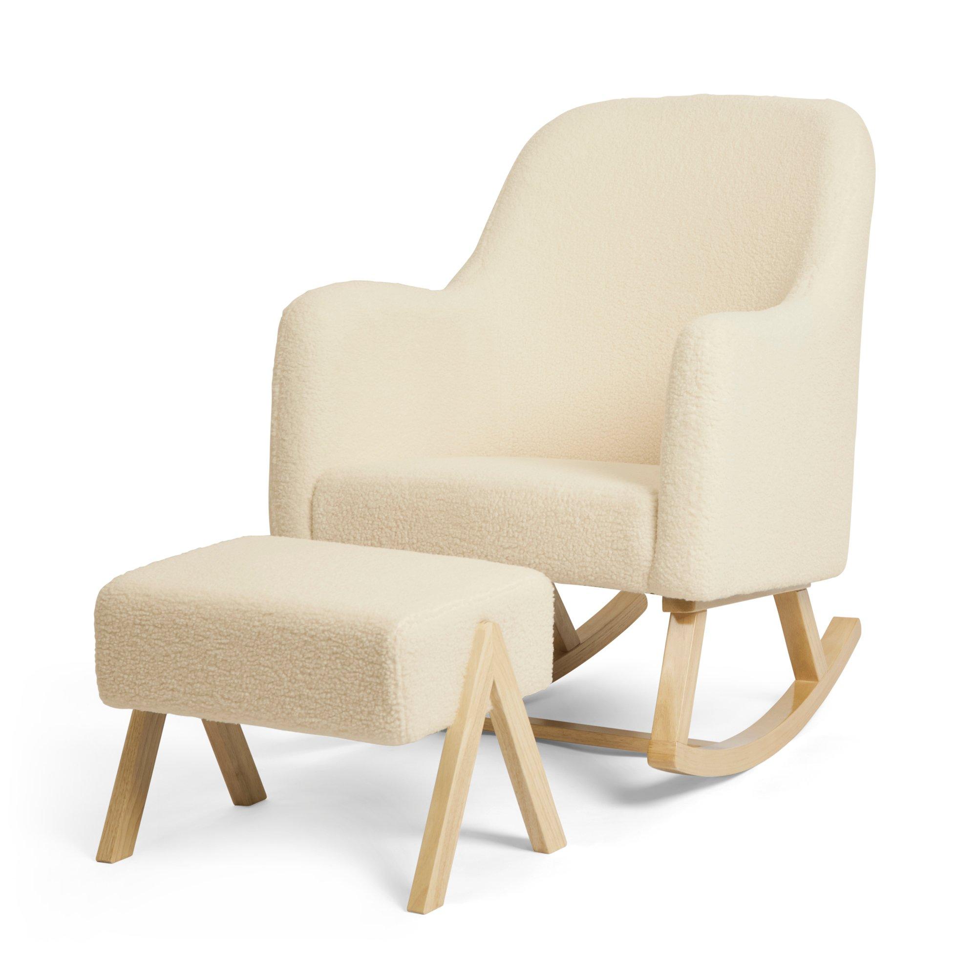Ickle Bubba  Roxby Nursery Chair And Stool - Cloud - one