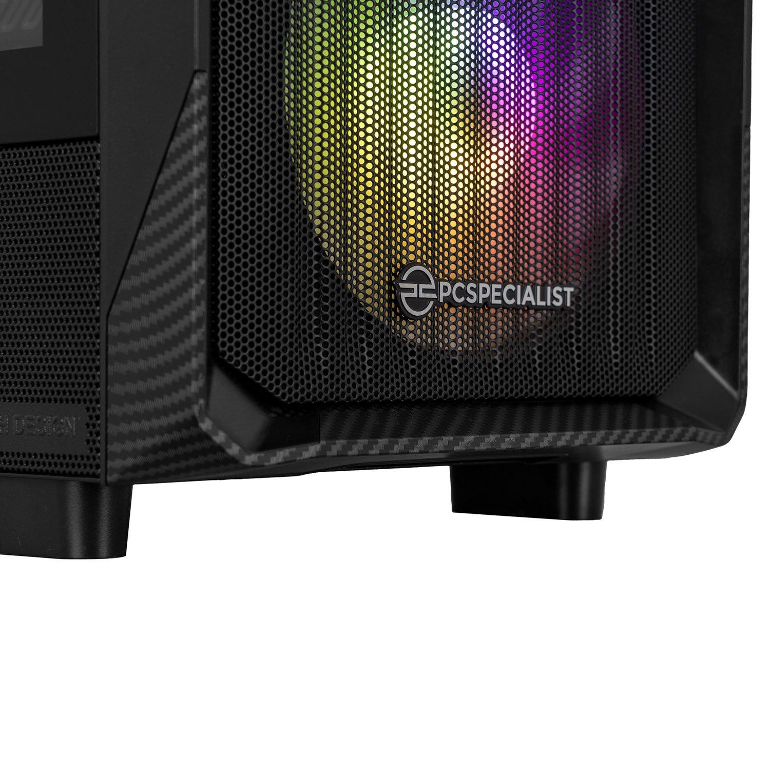 Zwart - PCSpecialist - Wraith 185 Gaming PC - Ryzen 7 7800X3D RTX 5070 12GB 16GB RAM 1TB SSD - 4K Gaming - 8