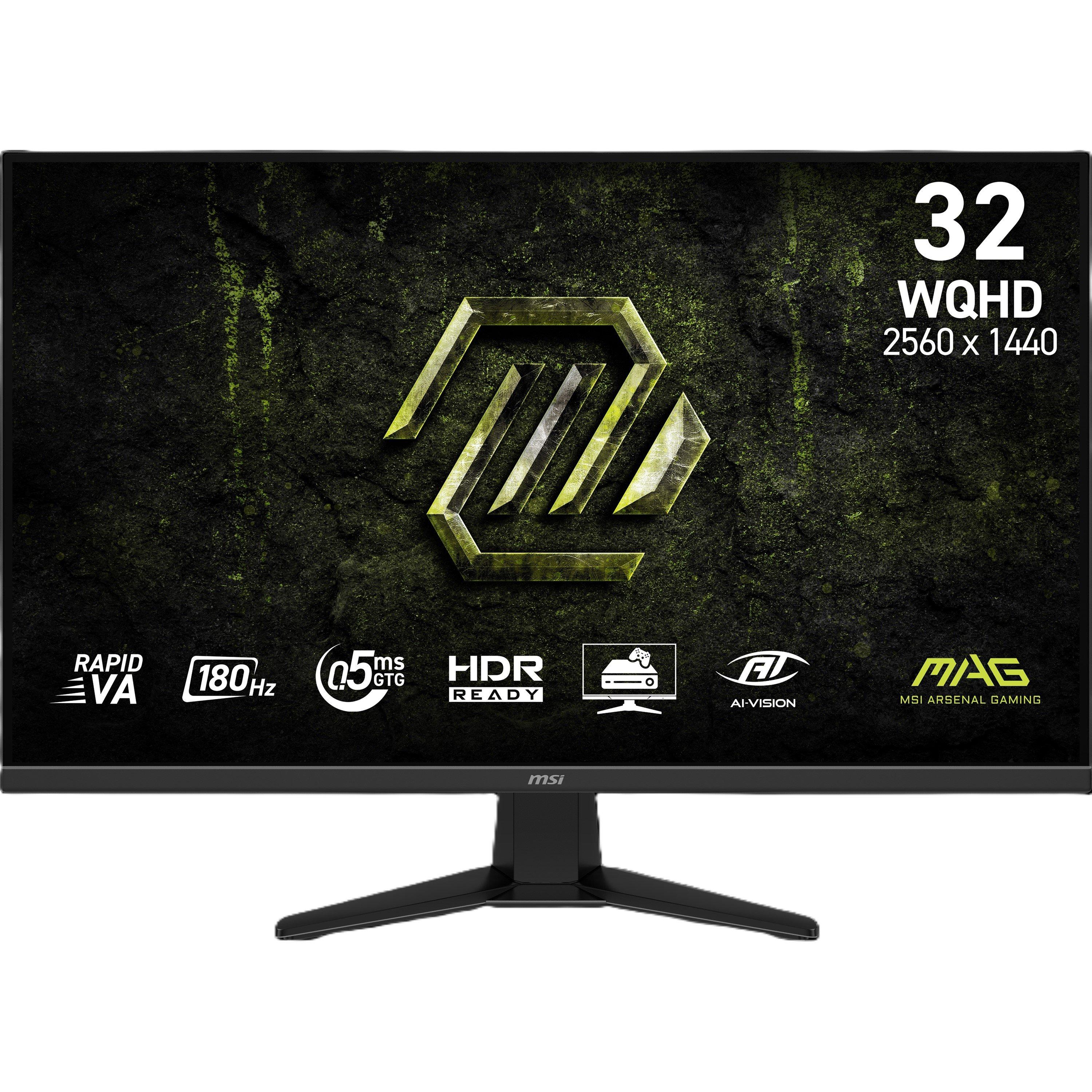 Black - MSI - MAG 325QF E18V 32 inch WQHD Gaming Monitor - 2