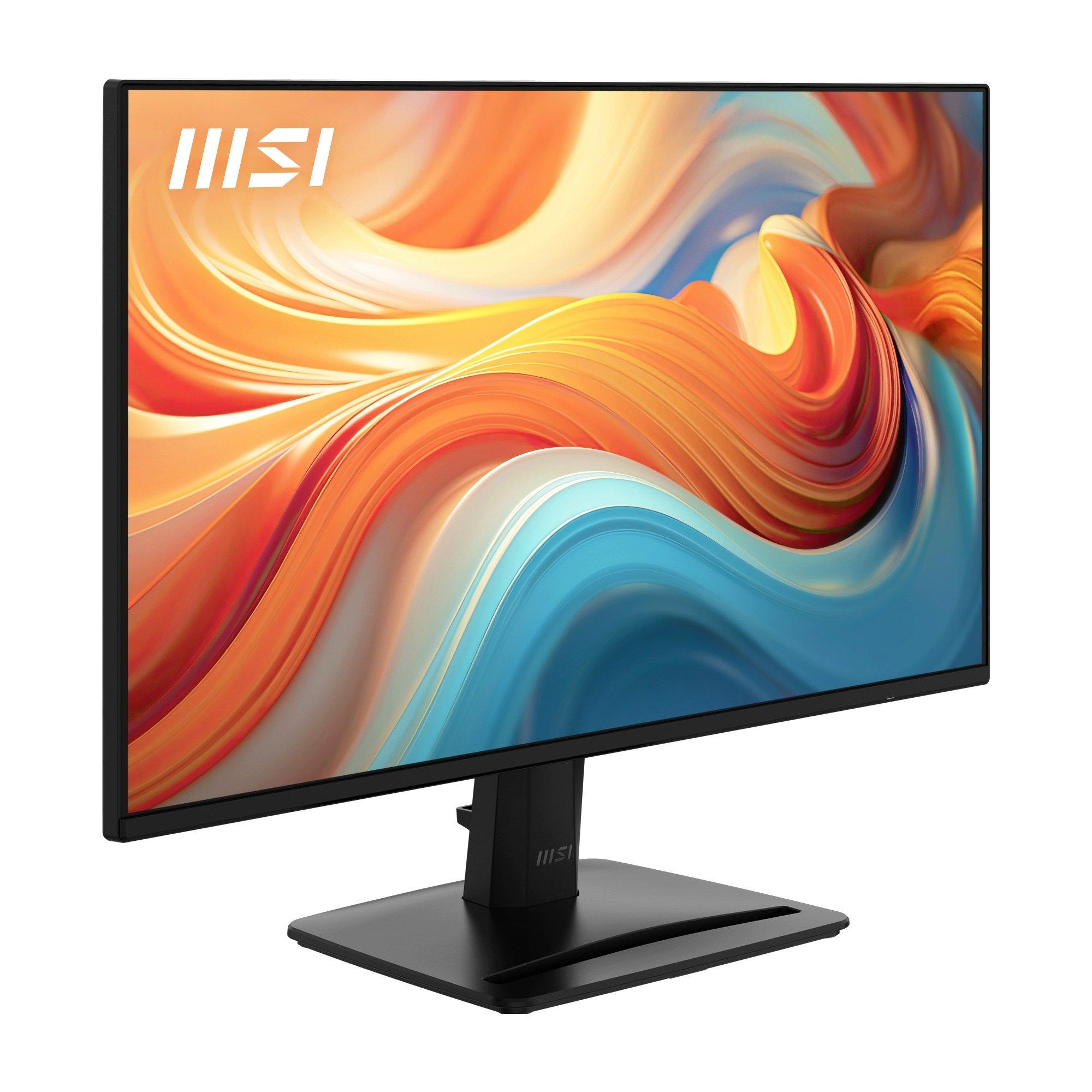 Black - MSI - PRO MP242 E14A 24 inch 144Hz IPS Monitor - 3