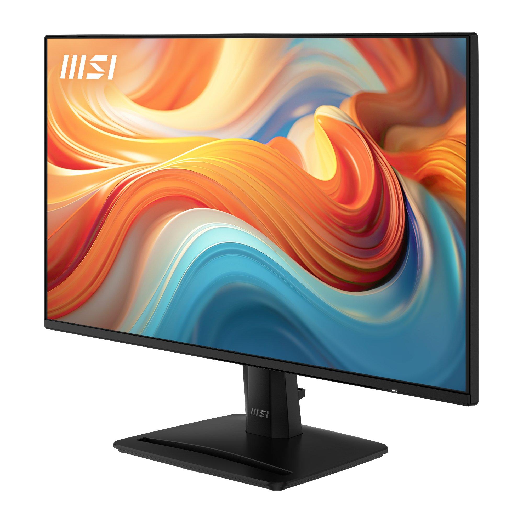 Black - MSI - PRO MP242 E14A 24 inch 144Hz IPS Monitor - 5