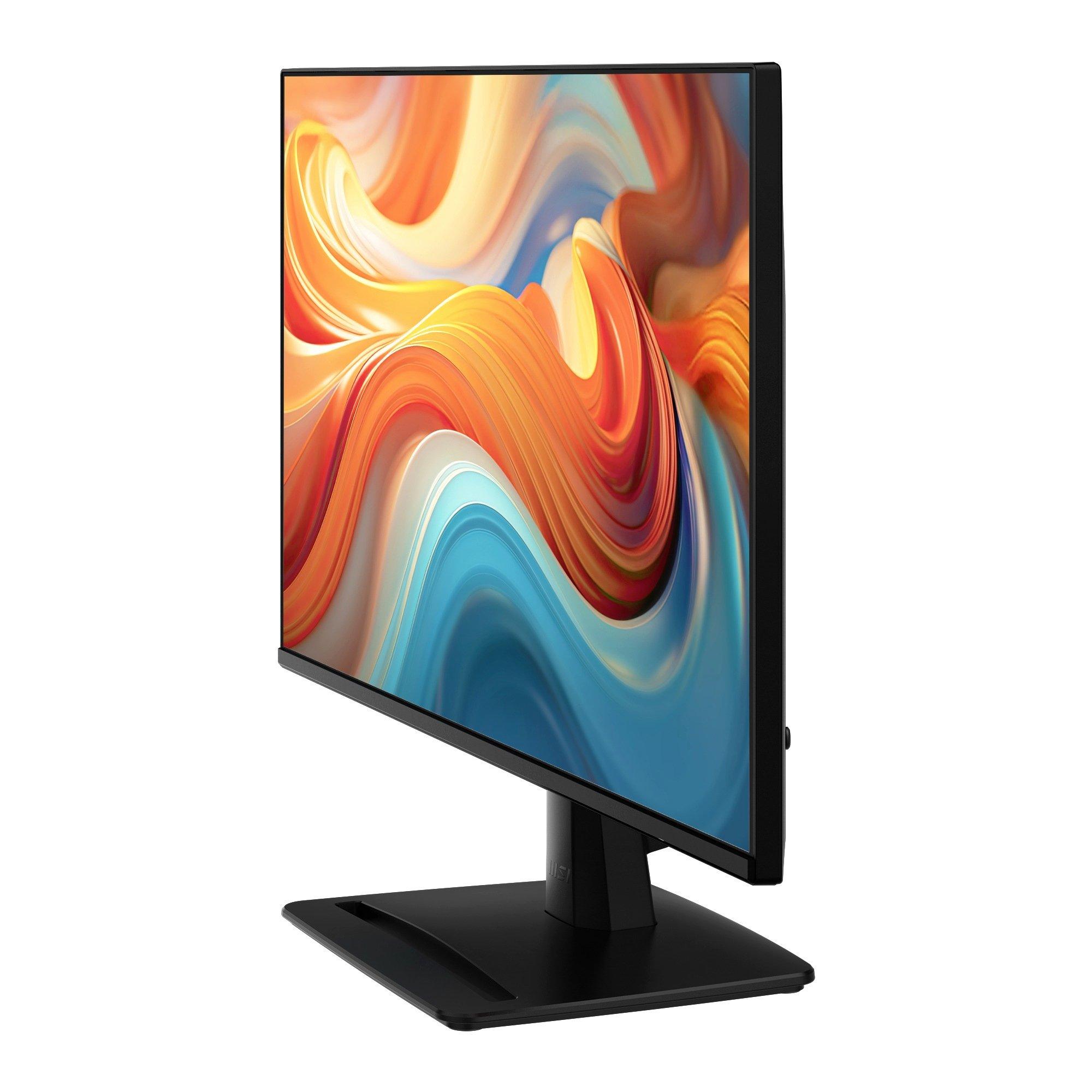 Black - MSI - PRO MP242 E14A 24 inch 144Hz IPS Monitor - 6