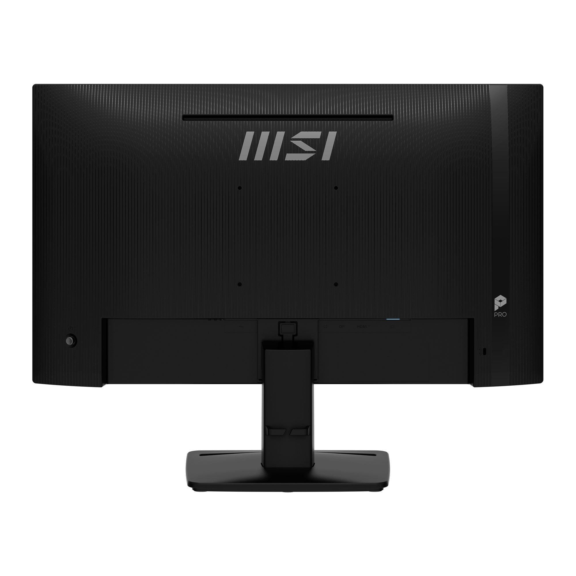 Black - MSI - PRO MP242 E14A 24 inch 144Hz IPS Monitor - 8