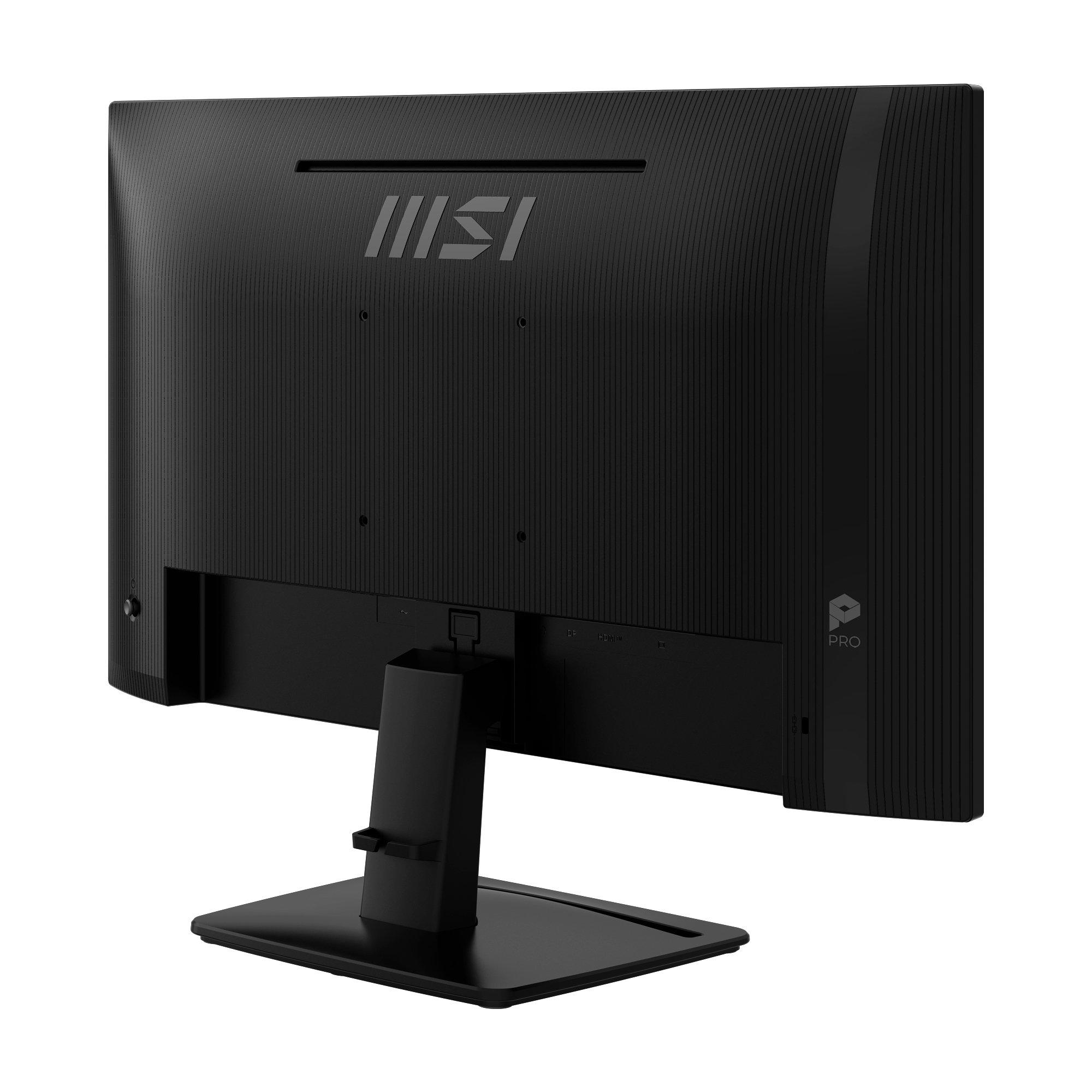 Black - MSI - PRO MP242 E14A 24 inch 144Hz IPS Monitor - 10