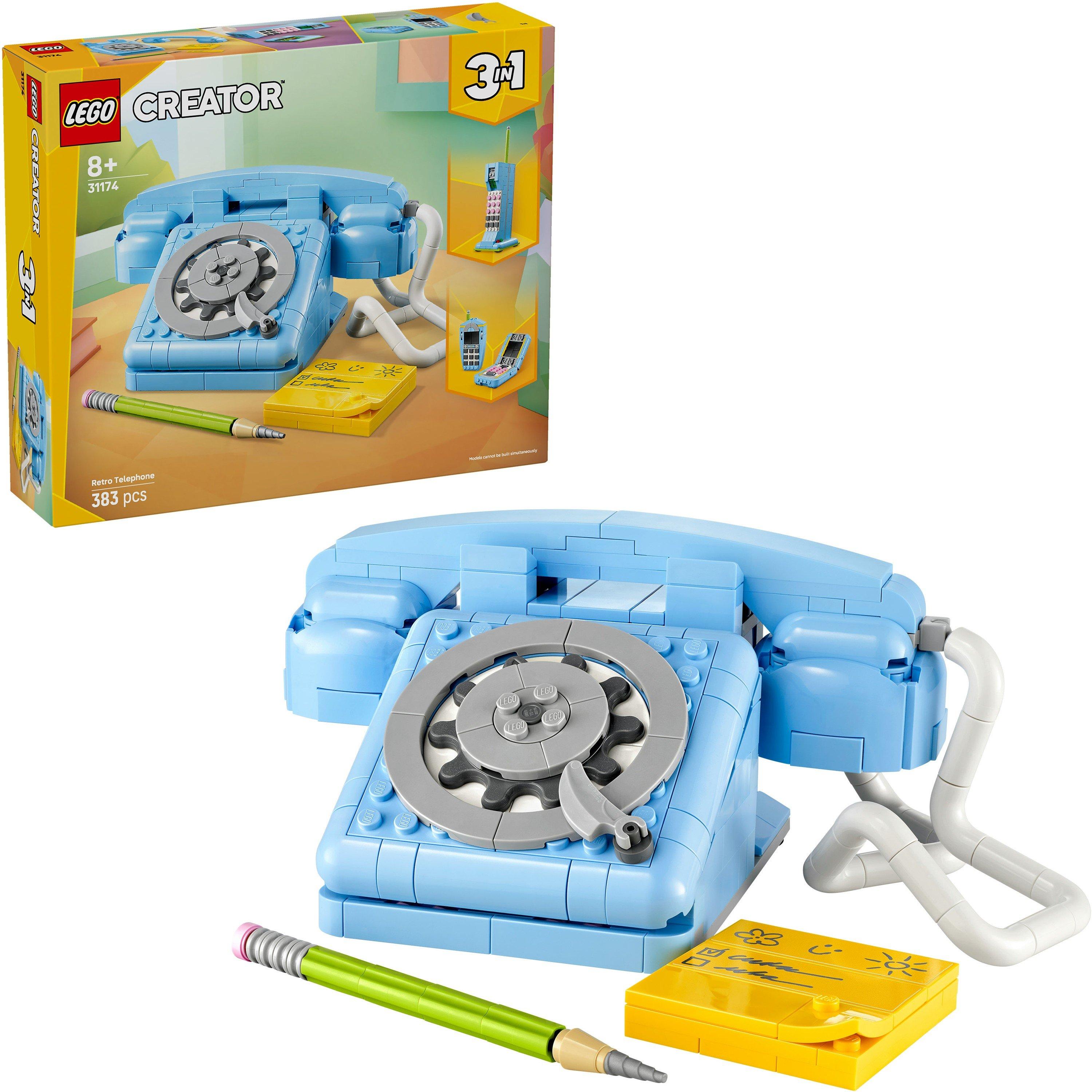 Retro Telephone - LEGO - LEGO® Creator 31174 3in1 Retro Telephone Nostalgic and Vintage Toy Phones 31174 - 1