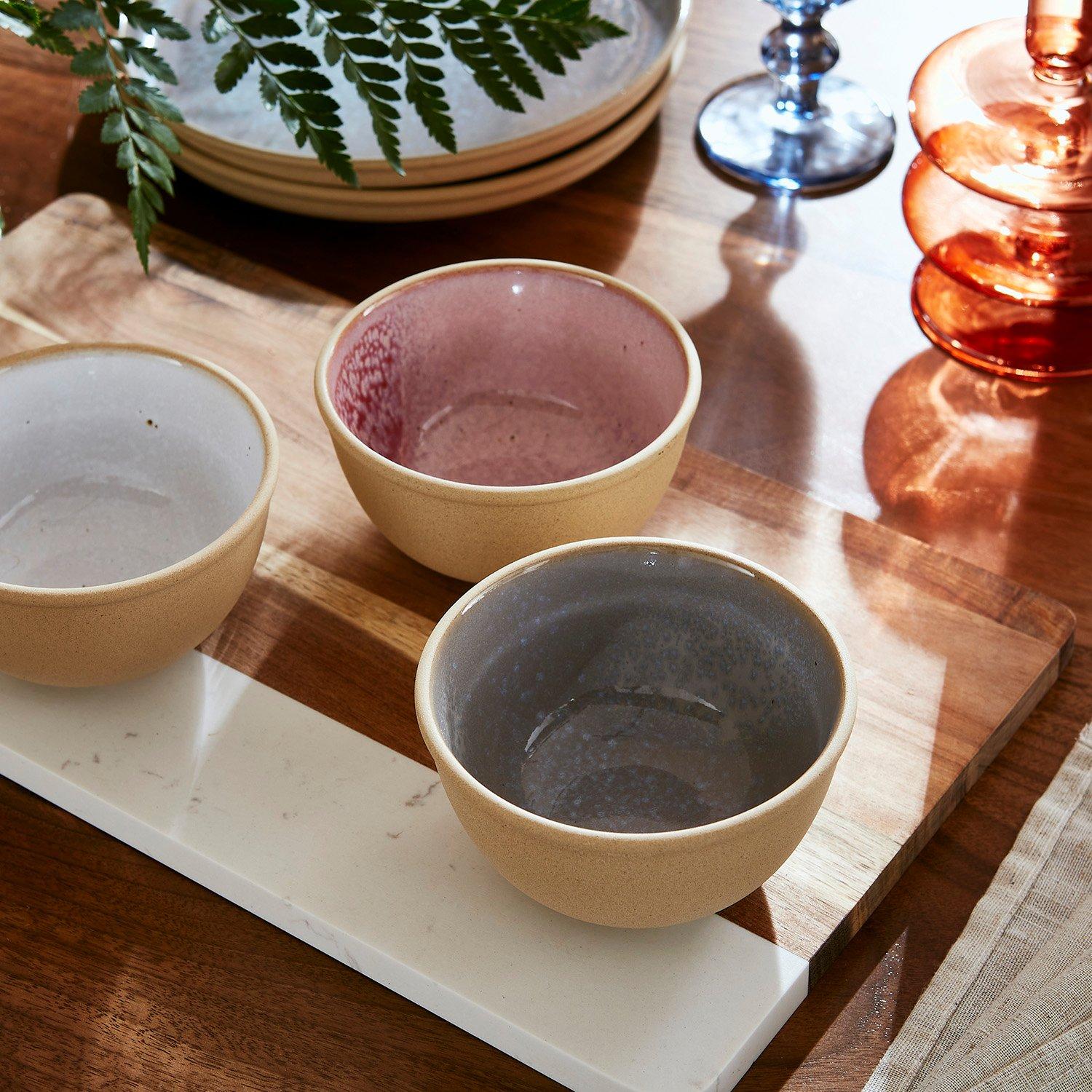 Rose Quartz - Portmeirion - Minerals Set of 4 Small Bowls - 9