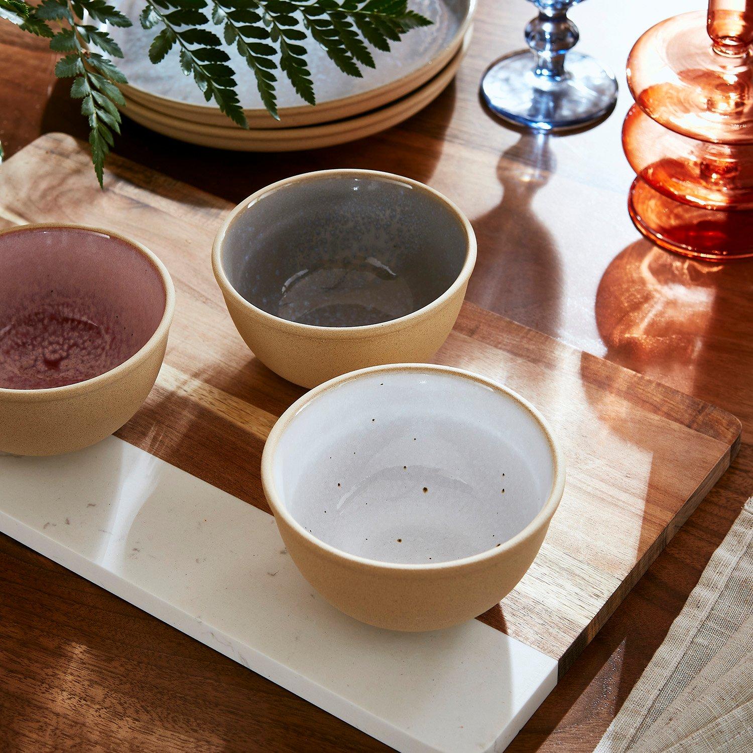 Portmeirion  Minerals Set Of 4 Small Bowls - Moonstone