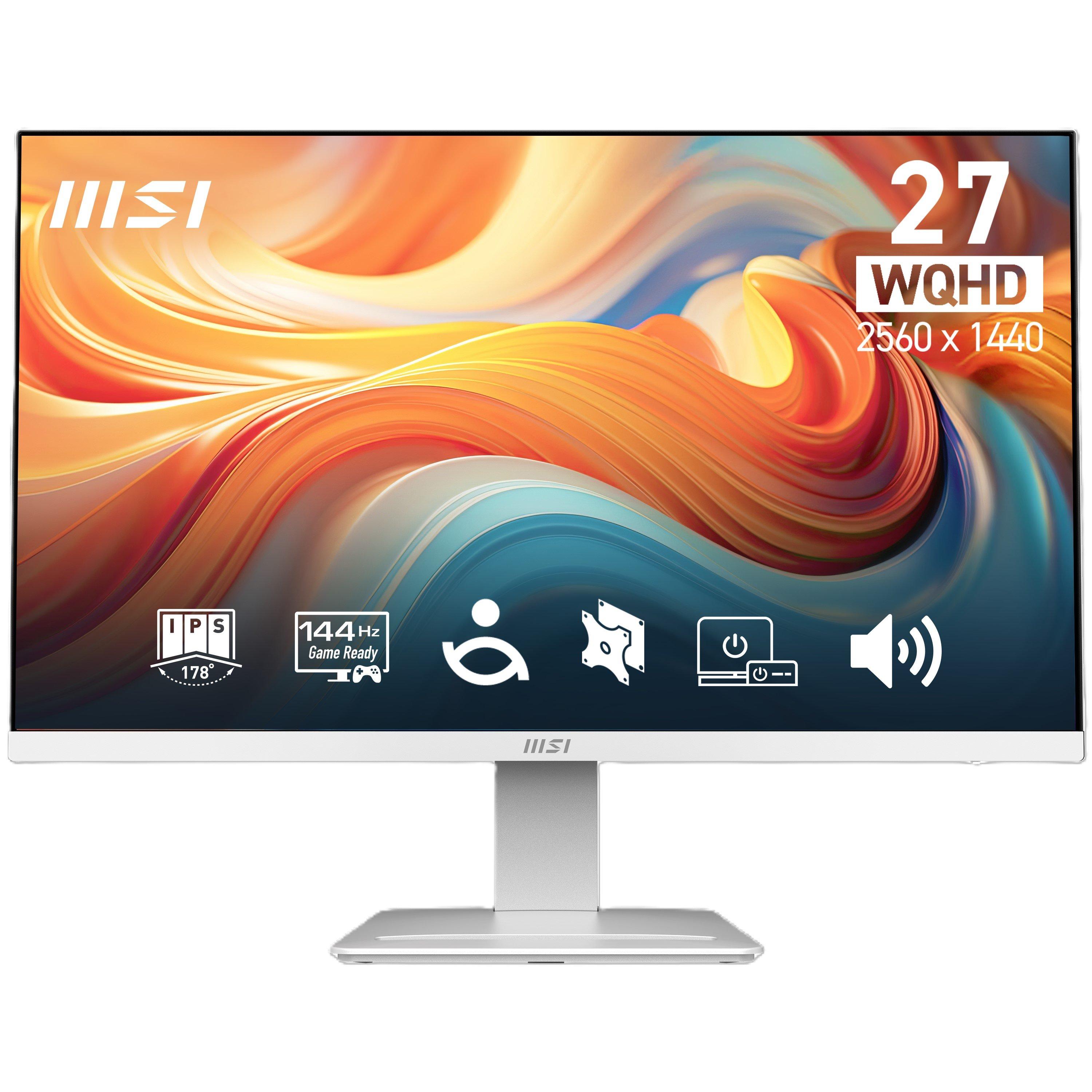 Msi  Pro Mp273qw E14 27 Inch 144Hz Ips Monitor - White
