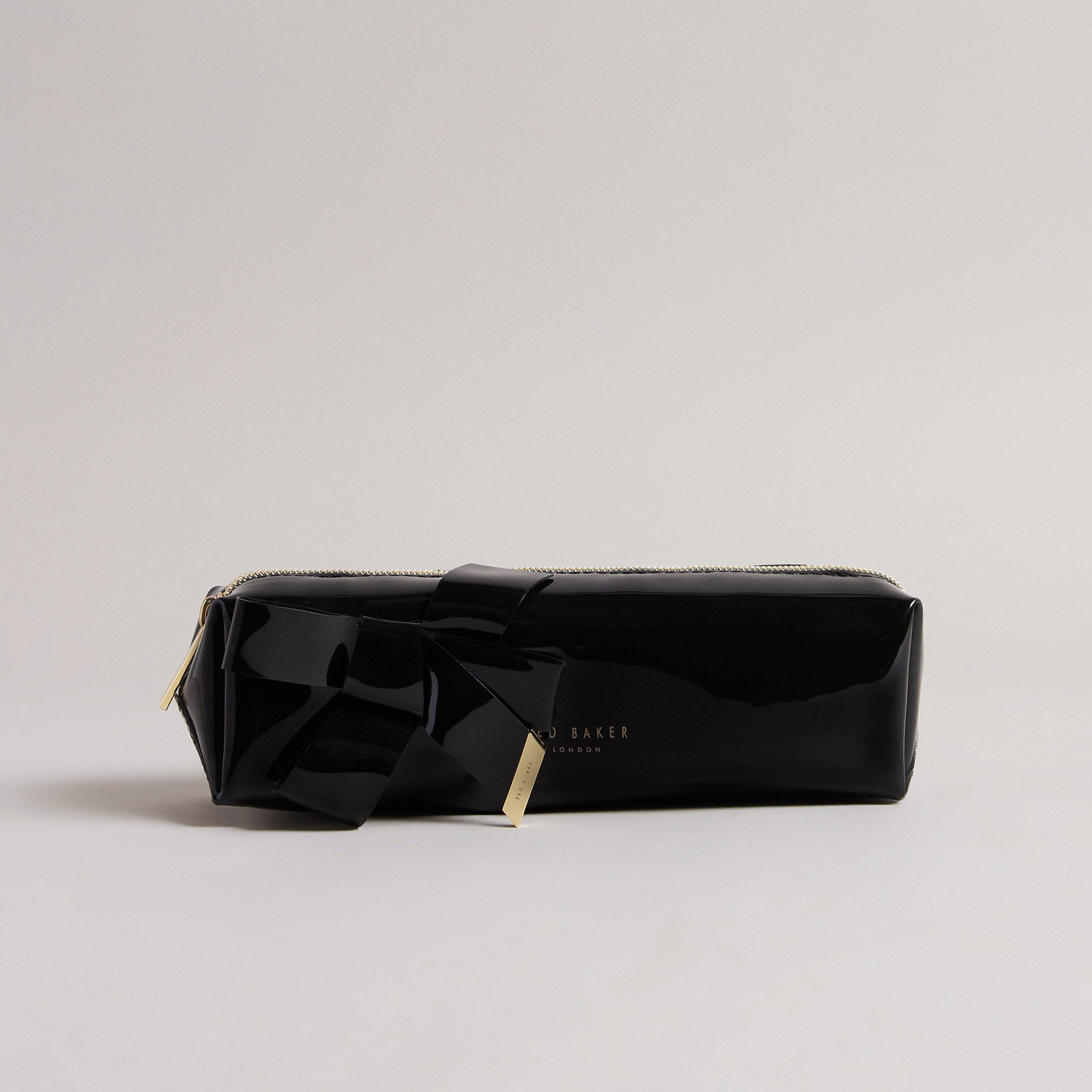 BLACK - Ted Baker - Ted Baker Bow Pencil Case - 1