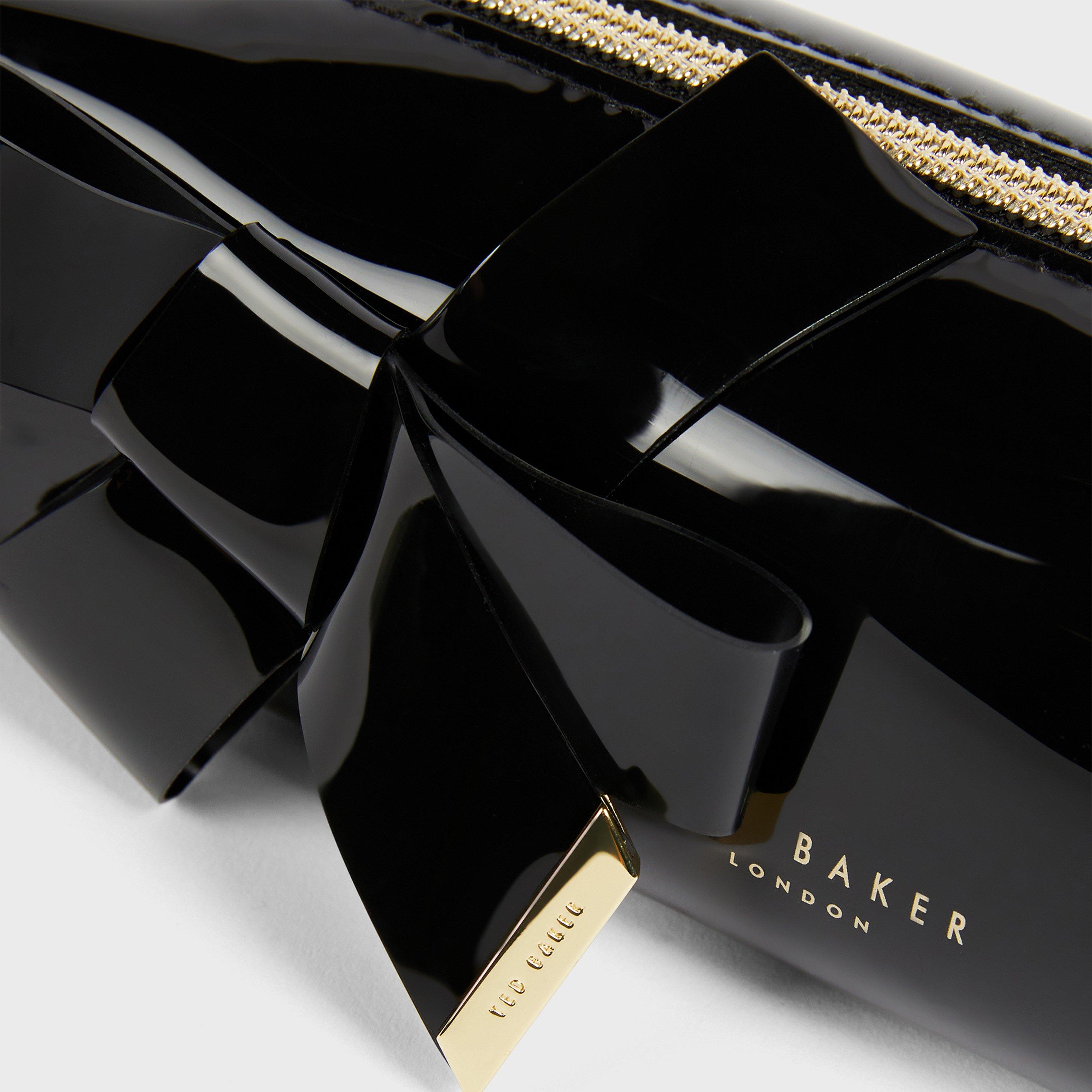 BLACK - Ted Baker - Ted Baker Bow Pencil Case - 3