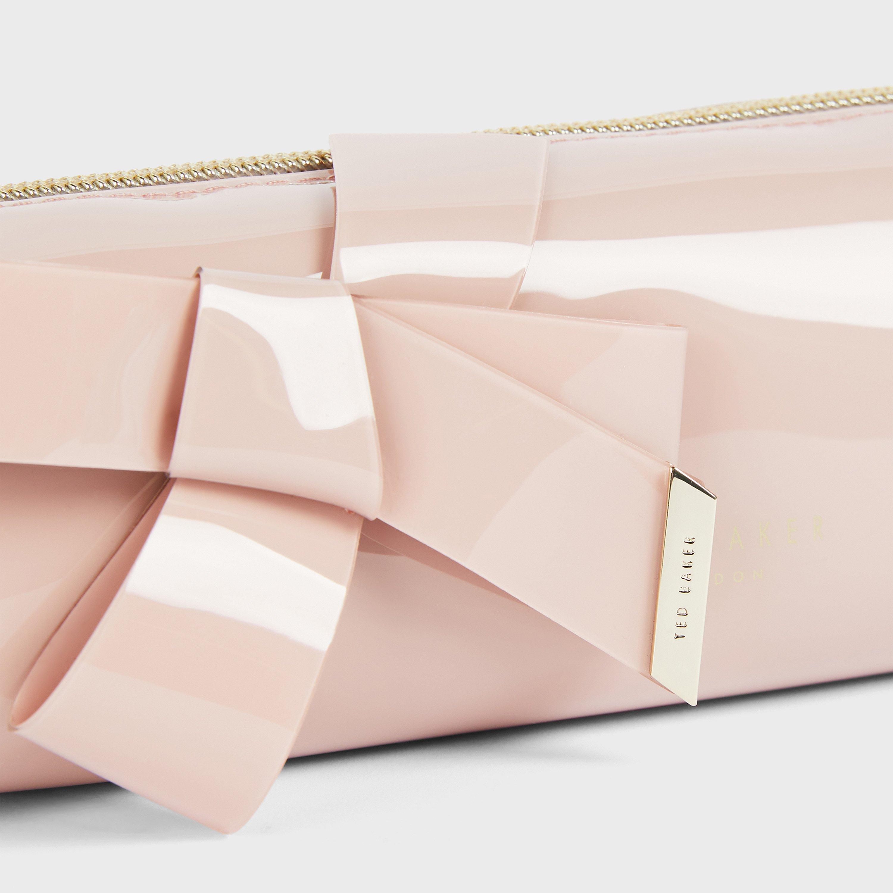 PL-PINK - Ted Baker - Women's Bow Brush Case Wash Bag - 3