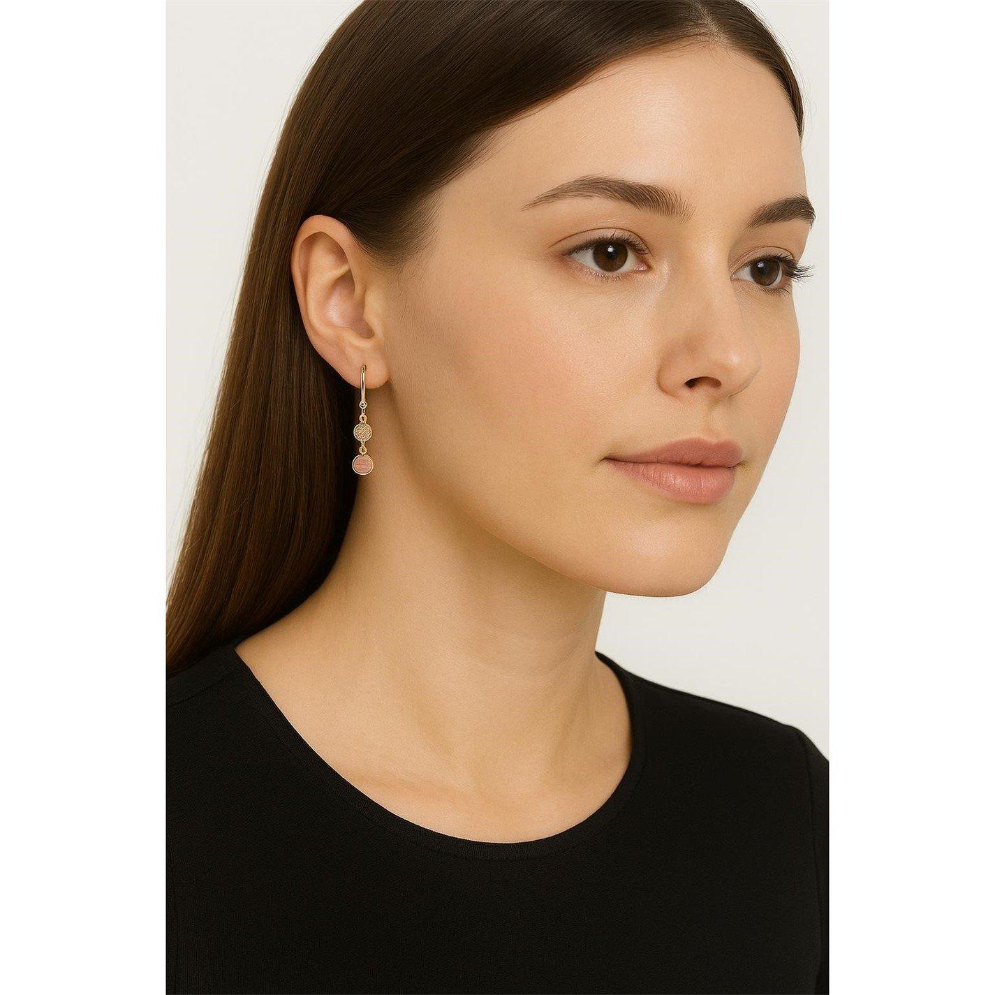  GLDCORAL - DKNY - DKNY Pave Drop Earrings - 3