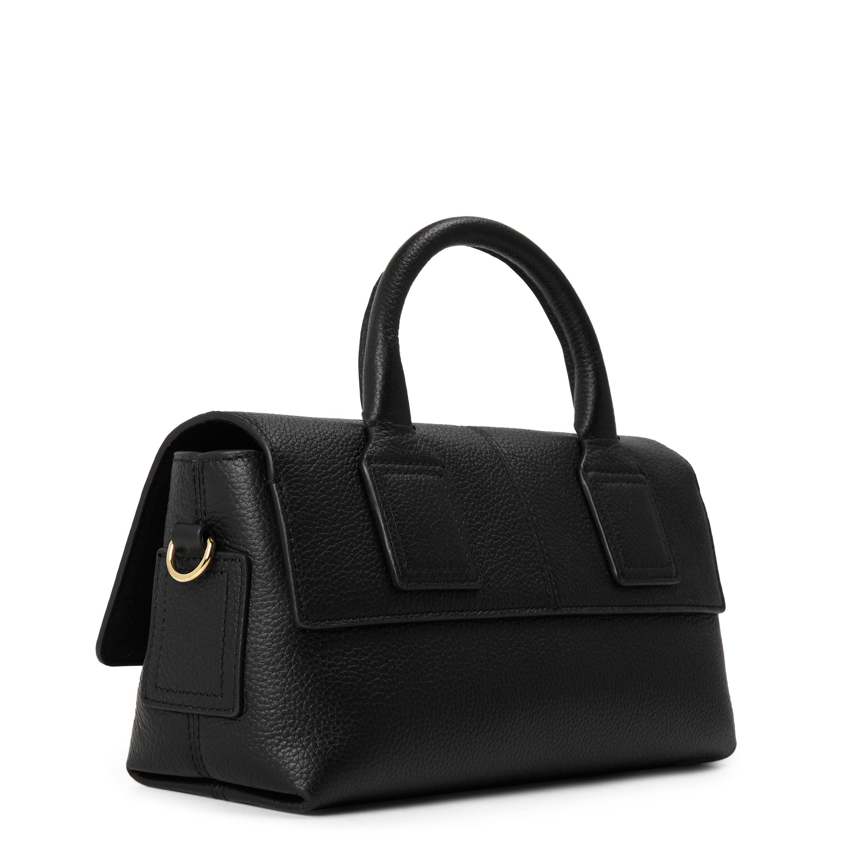 Black - Mulberry - Women's Convertible Leather Top-Handle Bag - 2