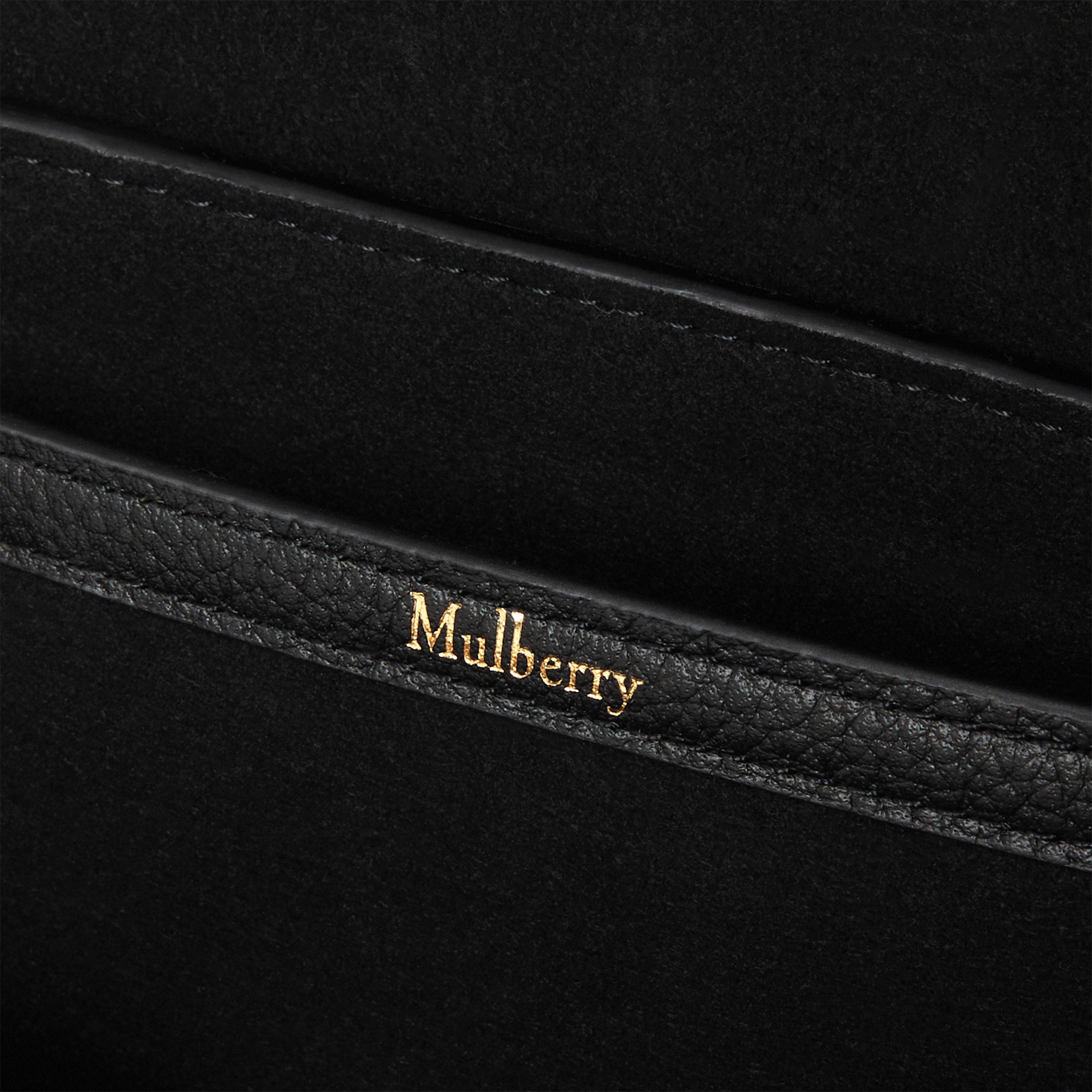 Black - Mulberry - Women's Convertible Leather Top-Handle Bag - 4