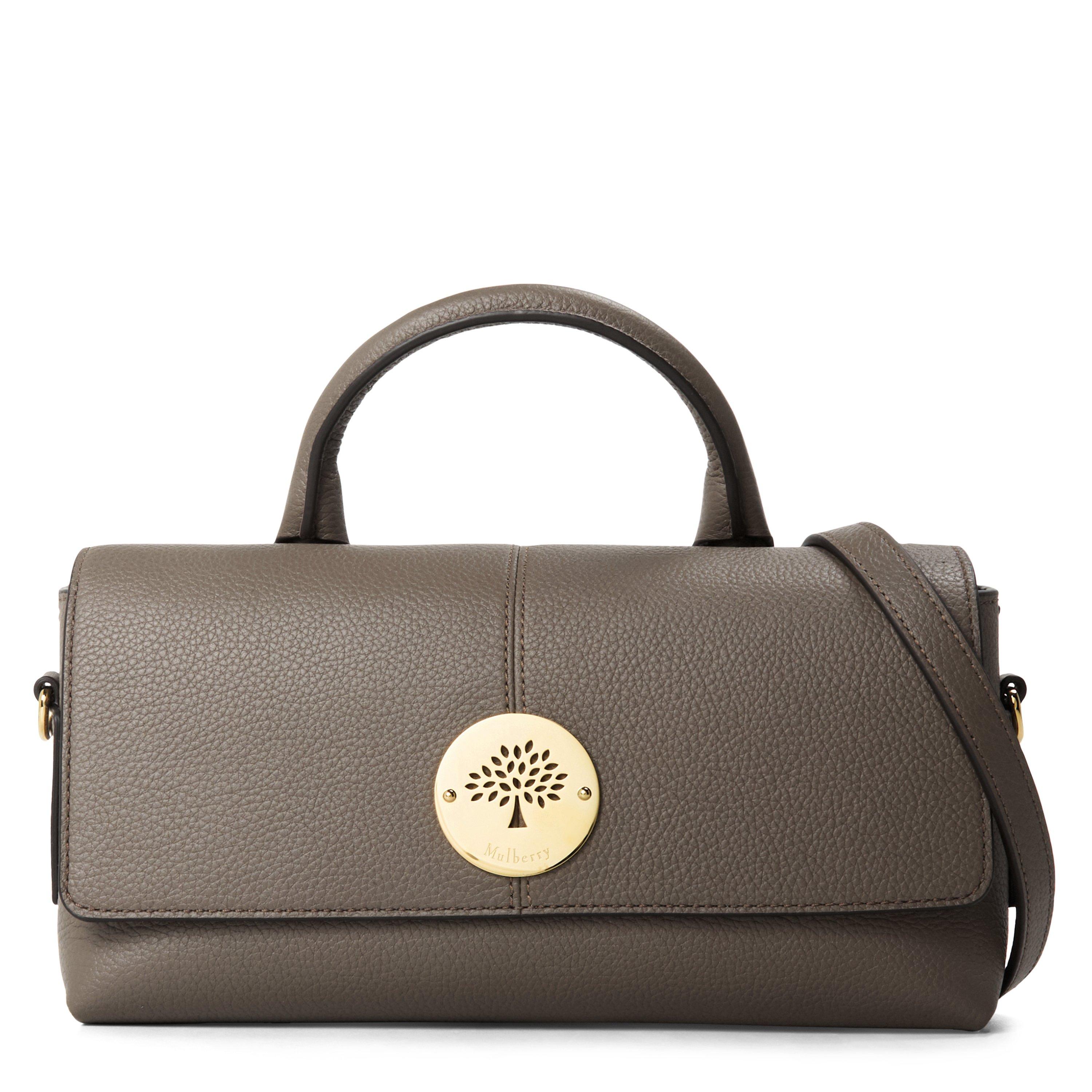 Women's Convertible Leather Top-Handle Bag