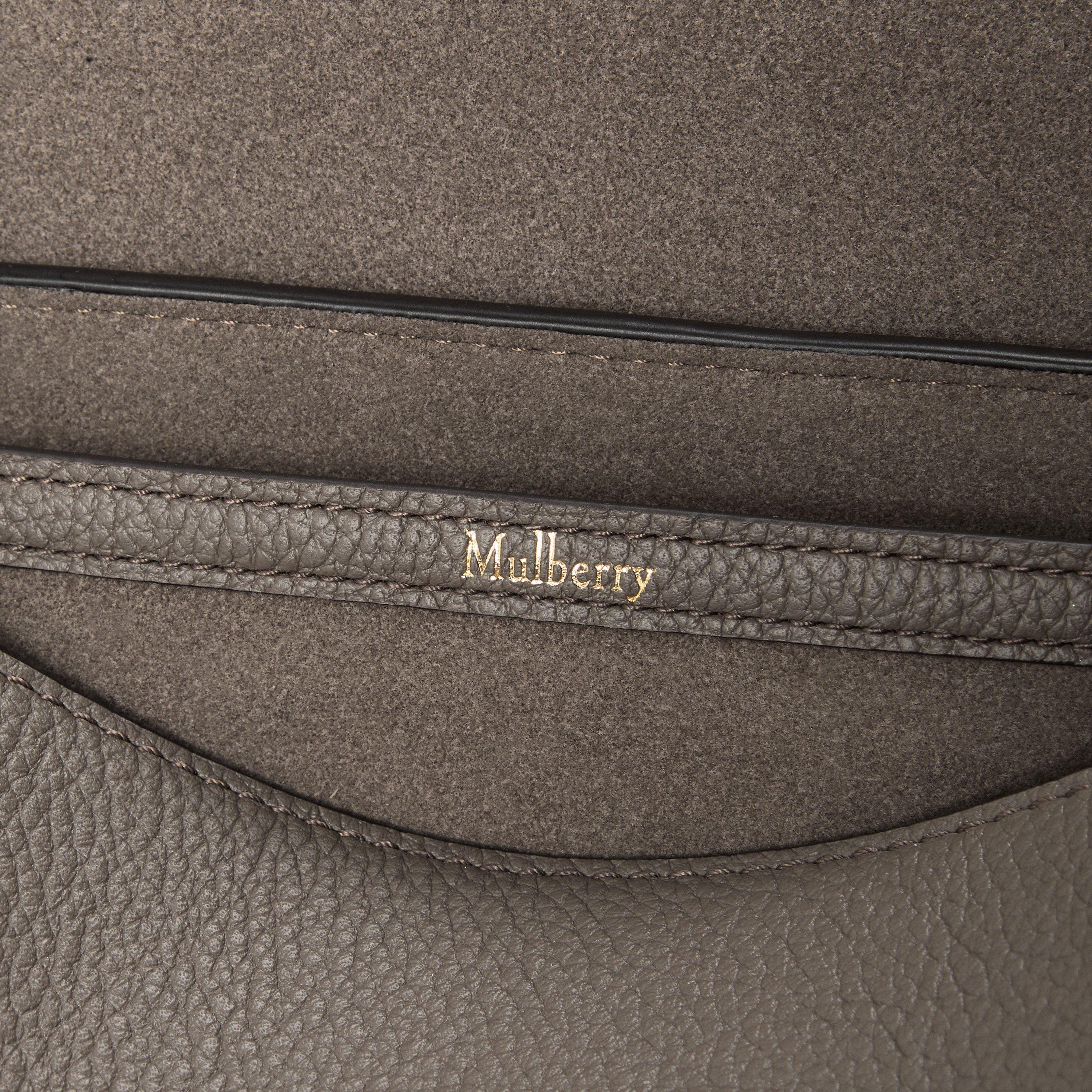 Clay - Mulberry - Women's Convertible Leather Top-Handle Bag - 4